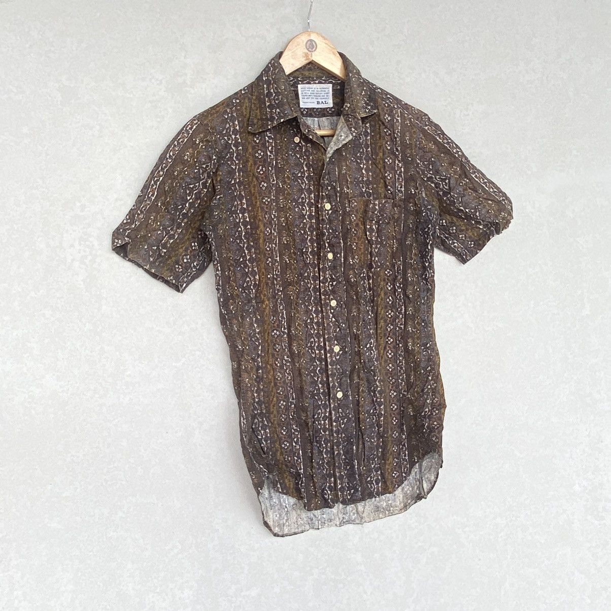Other Vintage Brown And Cream Paisley Button Up Shirt Size S Size US S / EU 44-46 / 1 - 3 Thumbnail