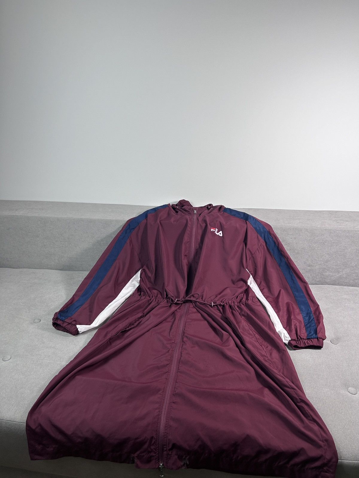 Fila × Japanese Brand × Vintage 90s FILA Nylon Jacket Coat Size US L / EU 52-54 / 3 - 13 Thumbnail