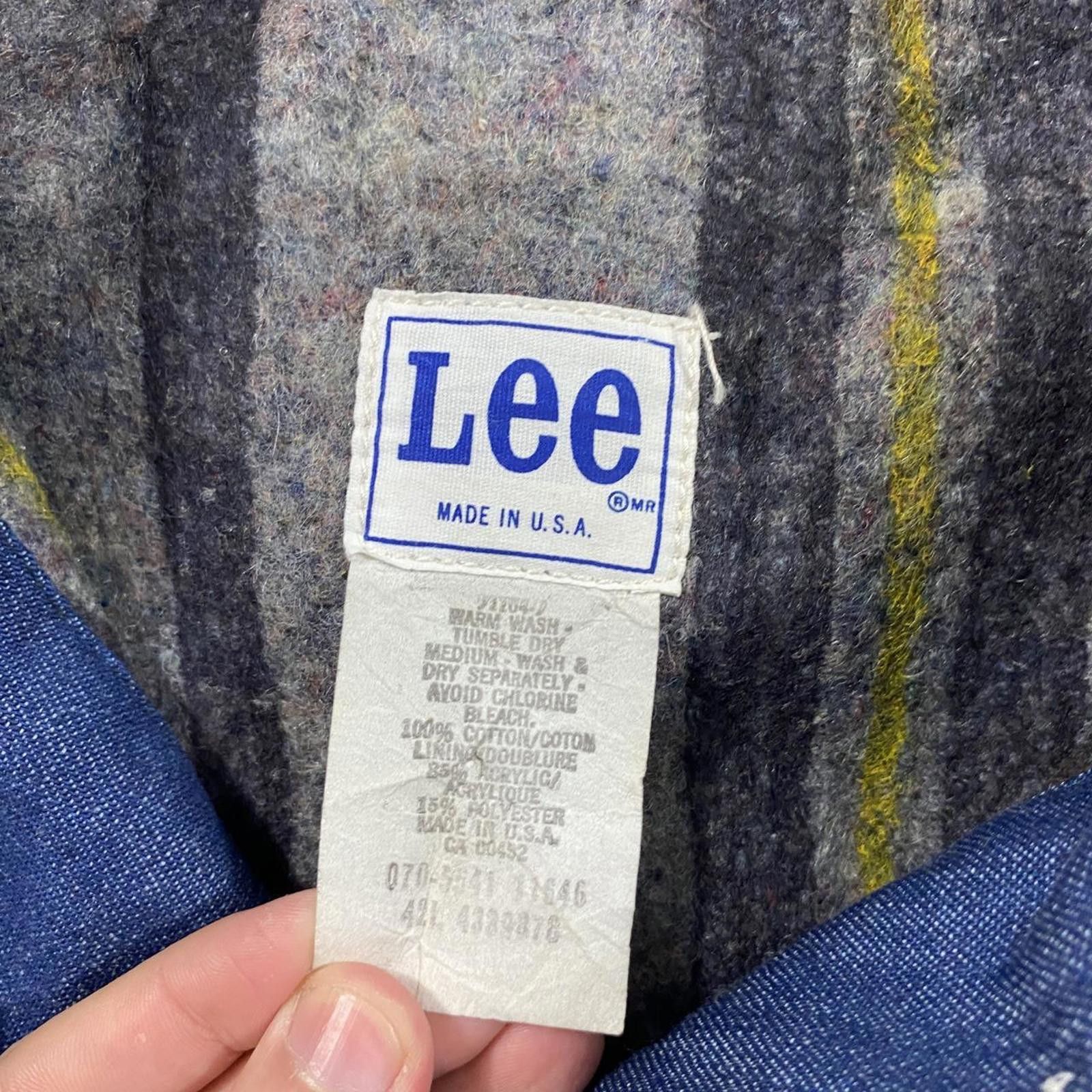 Lee Vintage 60s Lee Denim Duster Jacket Size US L / EU 52-54 / 3 - 3 Thumbnail