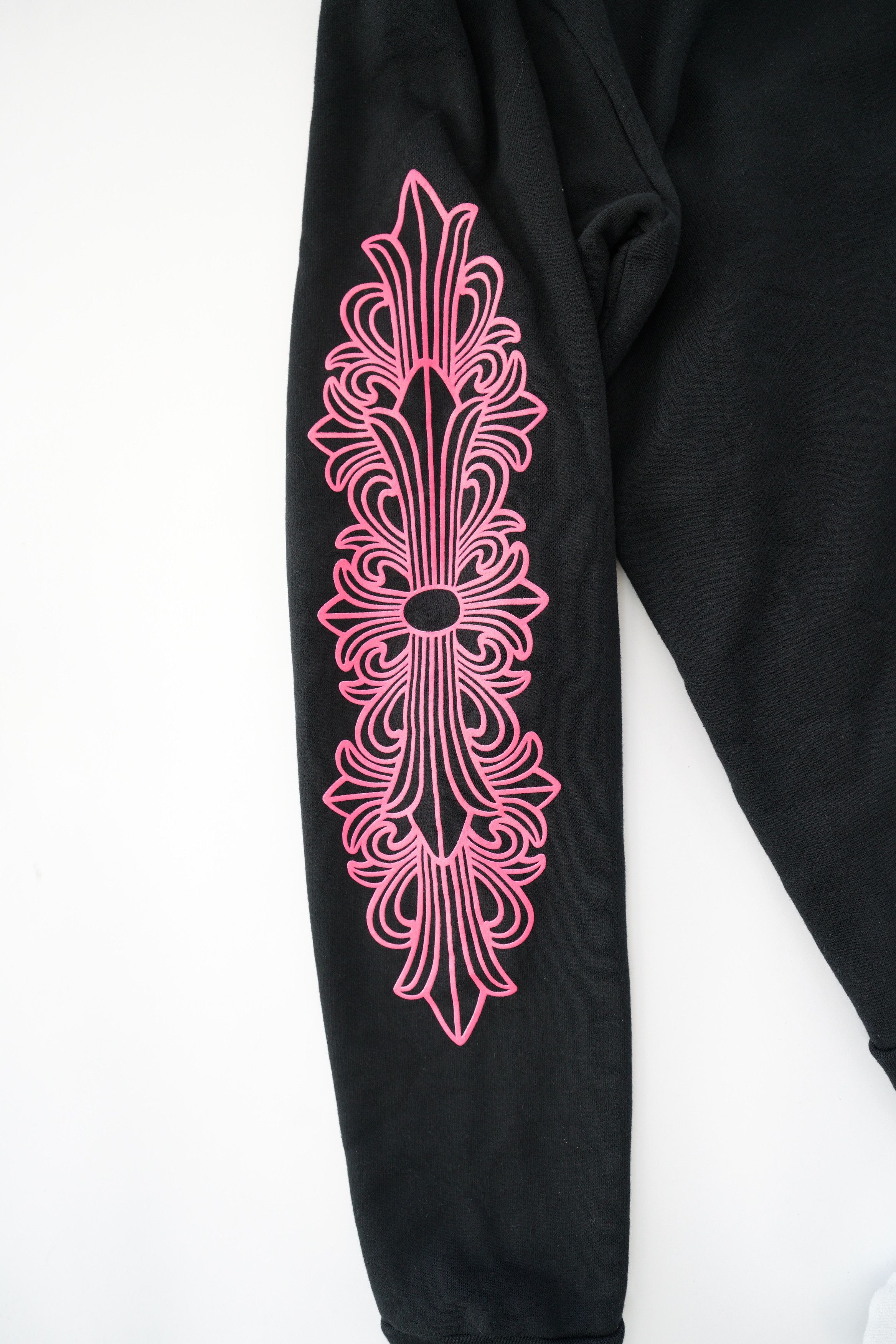Chrome Hearts Chrome Hearts Pink Horseshoe Zip Up - Black Size US L / EU 52-54 / 3 - 5 Thumbnail