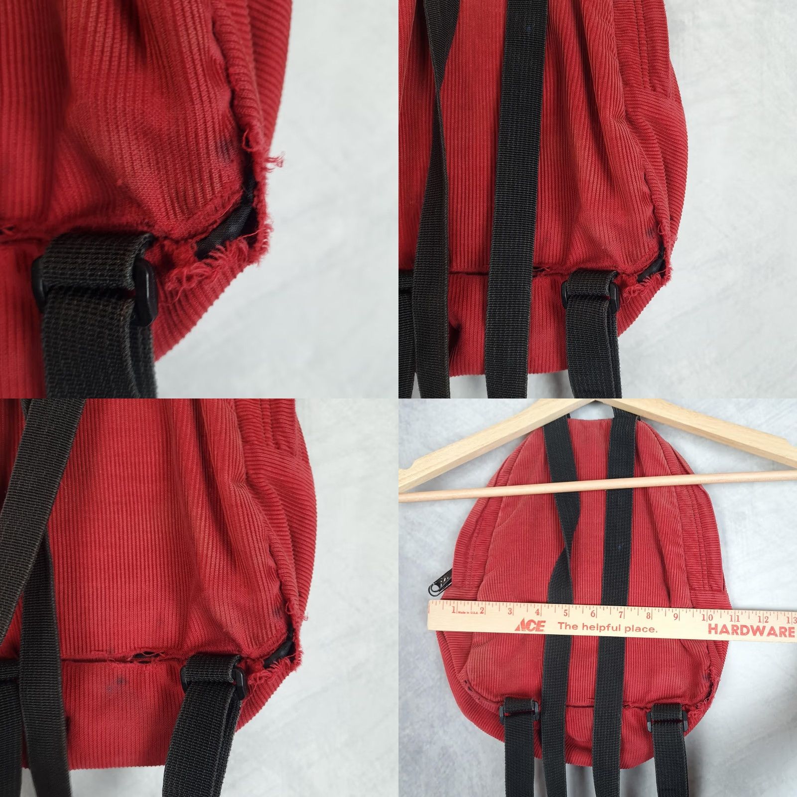 corduroy jansport mini backpack Right Pack Expressions – 15-inch Padded Laptop Compartment, Water Bottle Pocket, Utility Pocket with Flap, Aged Canvas Black/Oxford/Black : Electronics Small and light Vintage Jansport Red Corduroy Mini