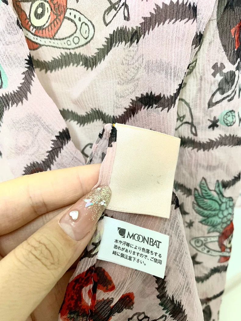Vivienne Westwood Vivienne Westwood Tattoo silk scarf Size ONE SIZE - 4 Thumbnail