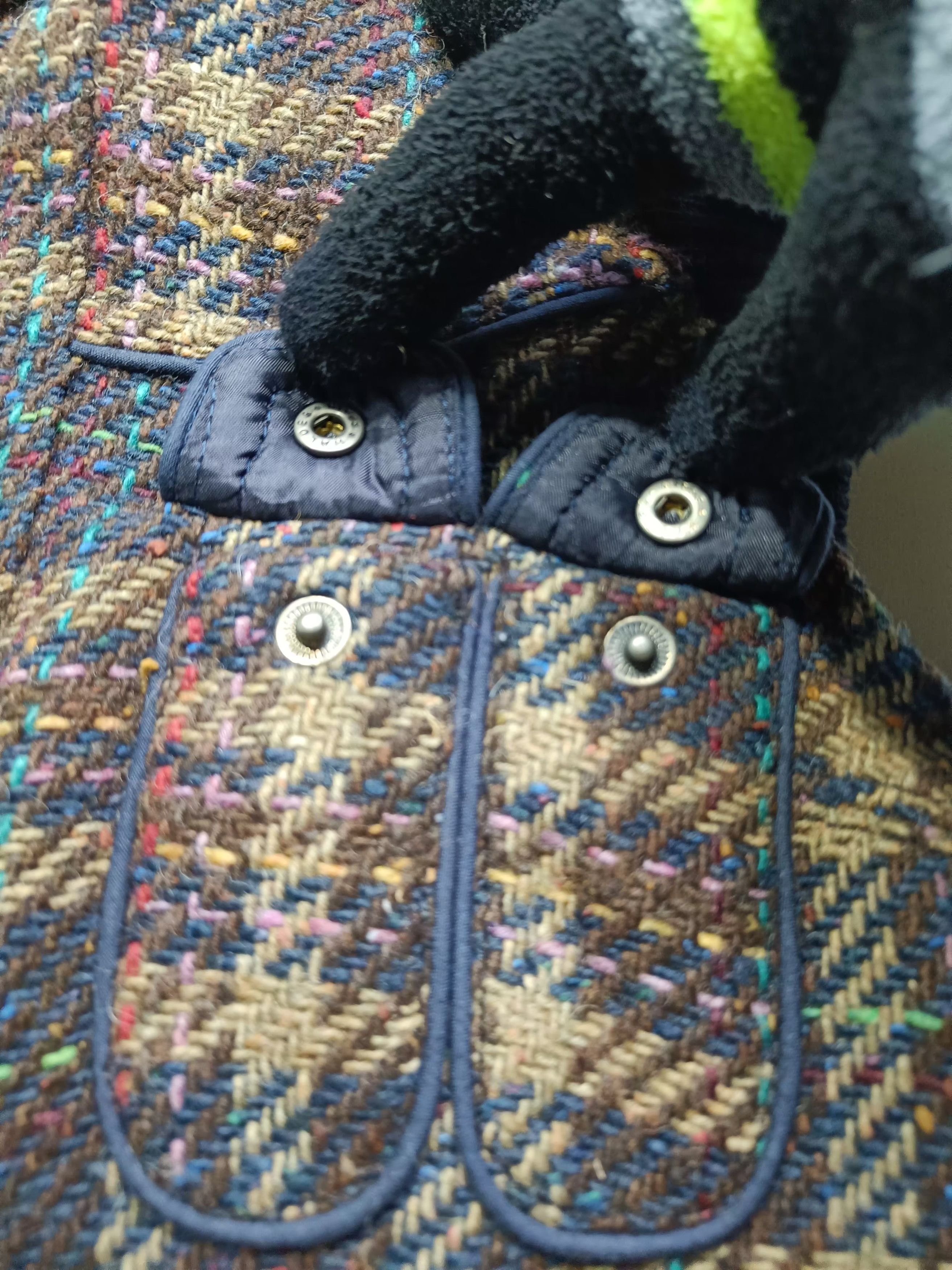 Zara Vintage ZARA Sleeveless Hoodie Coloured Knit Jacket Size US S / EU 44-46 / 1 - 9 Thumbnail