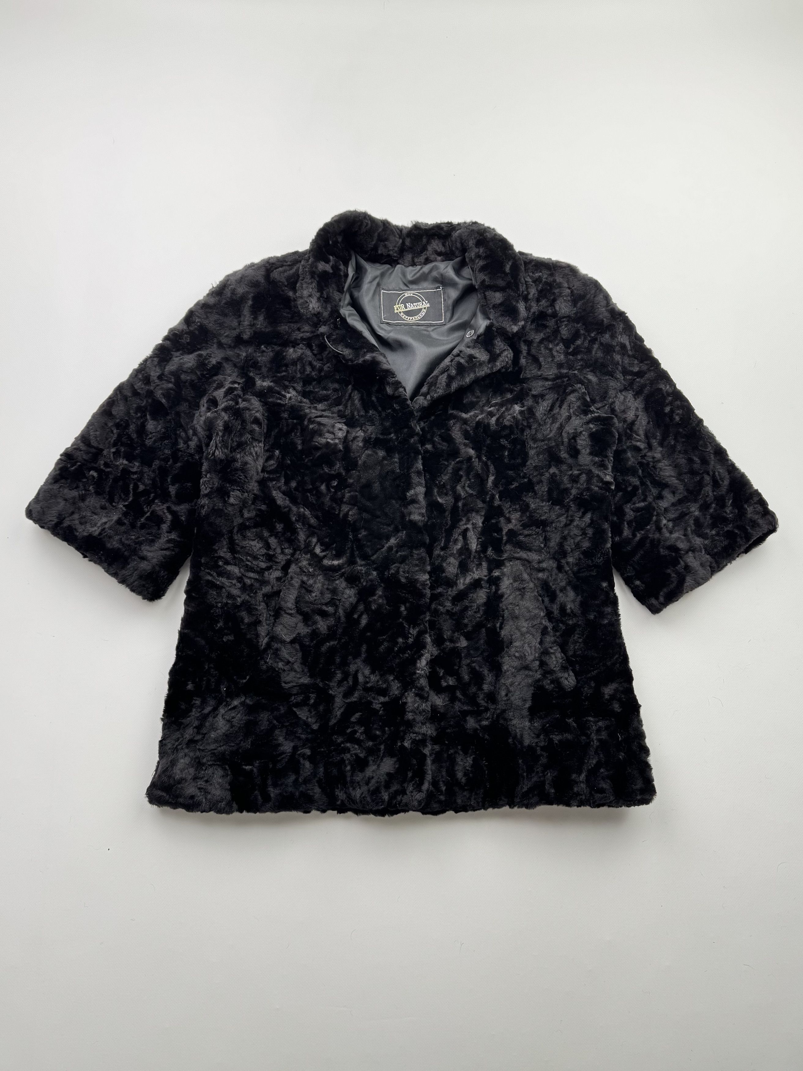 Japanese Brand Vintage Real Fur Jacket With Short Sleeve B391(V114)E2 Size M / US 6-8 / IT 42-44 - 1 Thumbnail