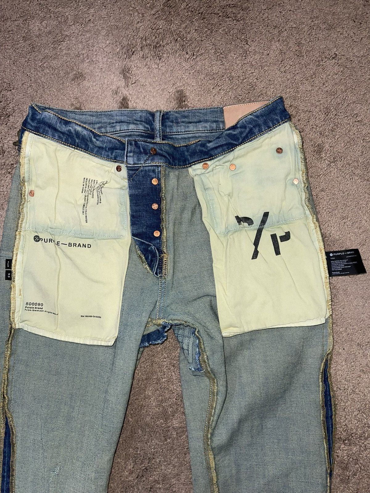 Purple Brand Purple Brand P001 Mid Indigo Size US 32 / EU 48 - 9 Thumbnail