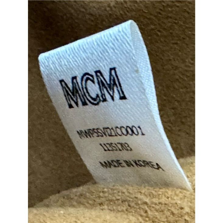 MCM MCM Visetos Original Pouch Cognac Size ONE SIZE - 6 Thumbnail