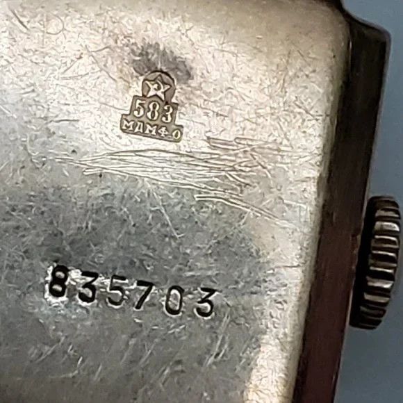 Other Antique Original Soviet 14K 583 Rose Gold Watch "ZARYA" USSR Size ONE SIZE - 2 Thumbnail