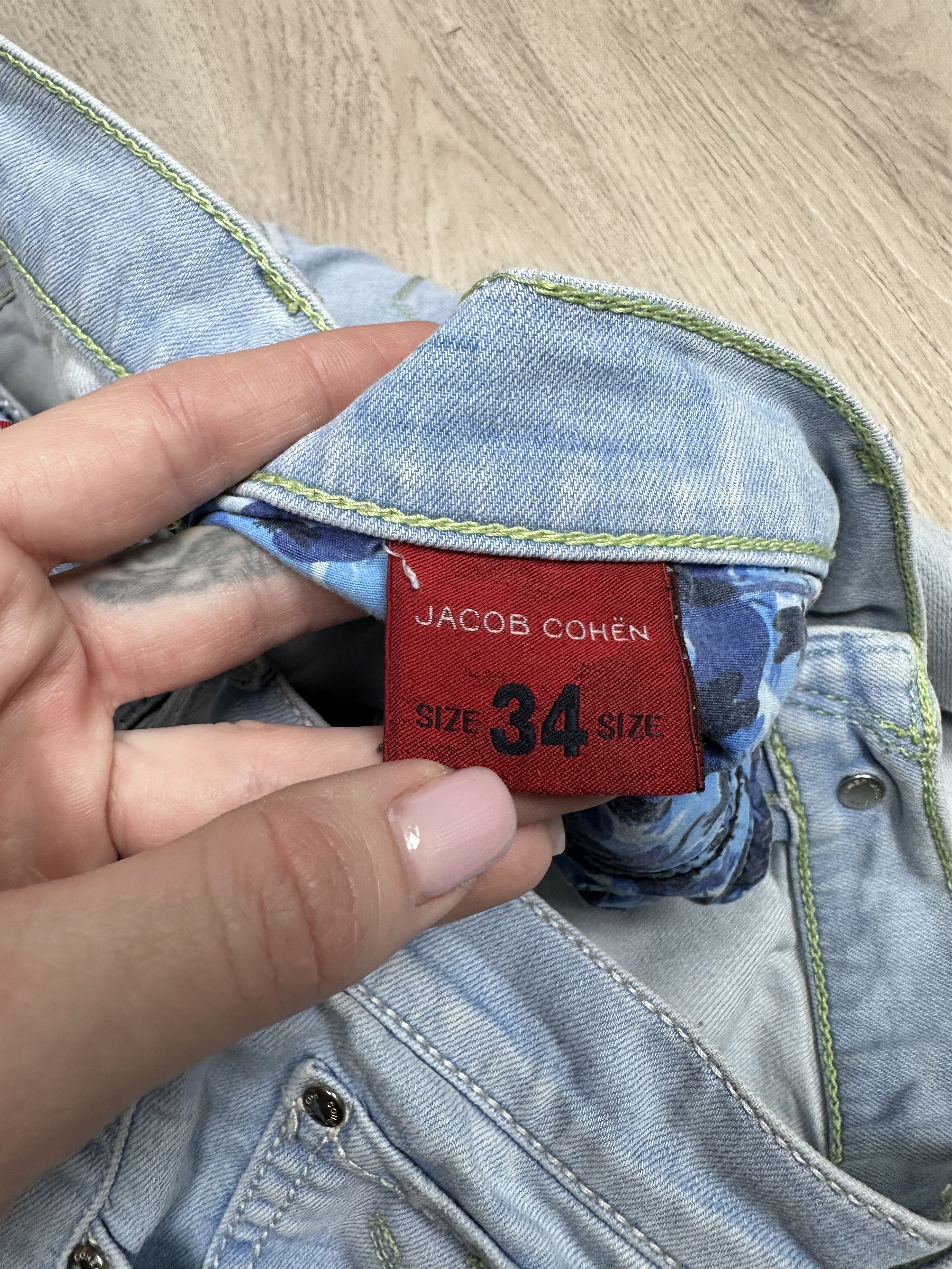 Jacob Cohen × Vintage Jacob Cohen Vintage Womens Denim Pants Jeans Size 34" / US 12 / IT 48 - 4 Thumbnail