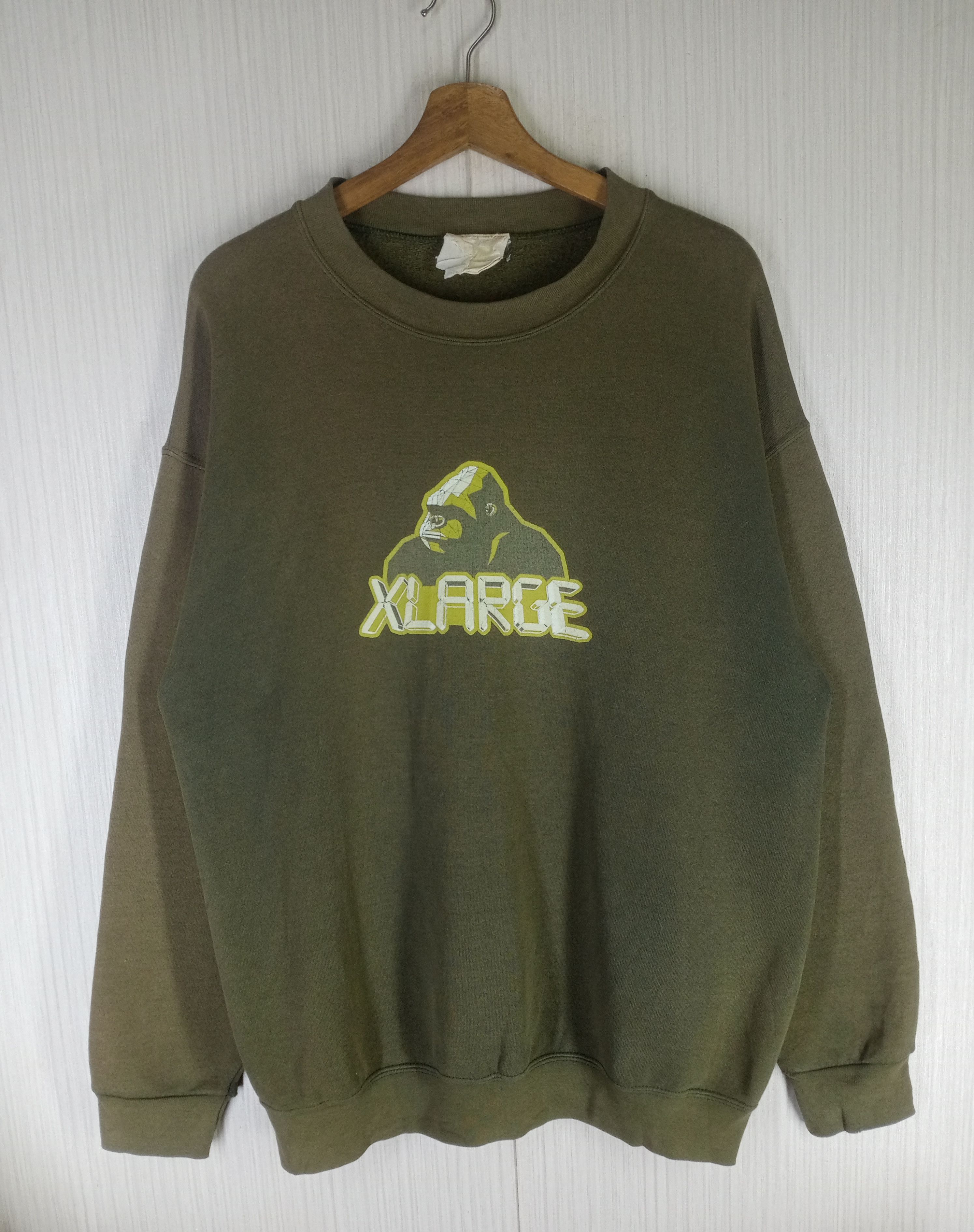 Vintage Rare Vintage 90s XLarge Big Logo Sweatshirt Size US L / EU 52-54 / 3 - 2 Thumbnail