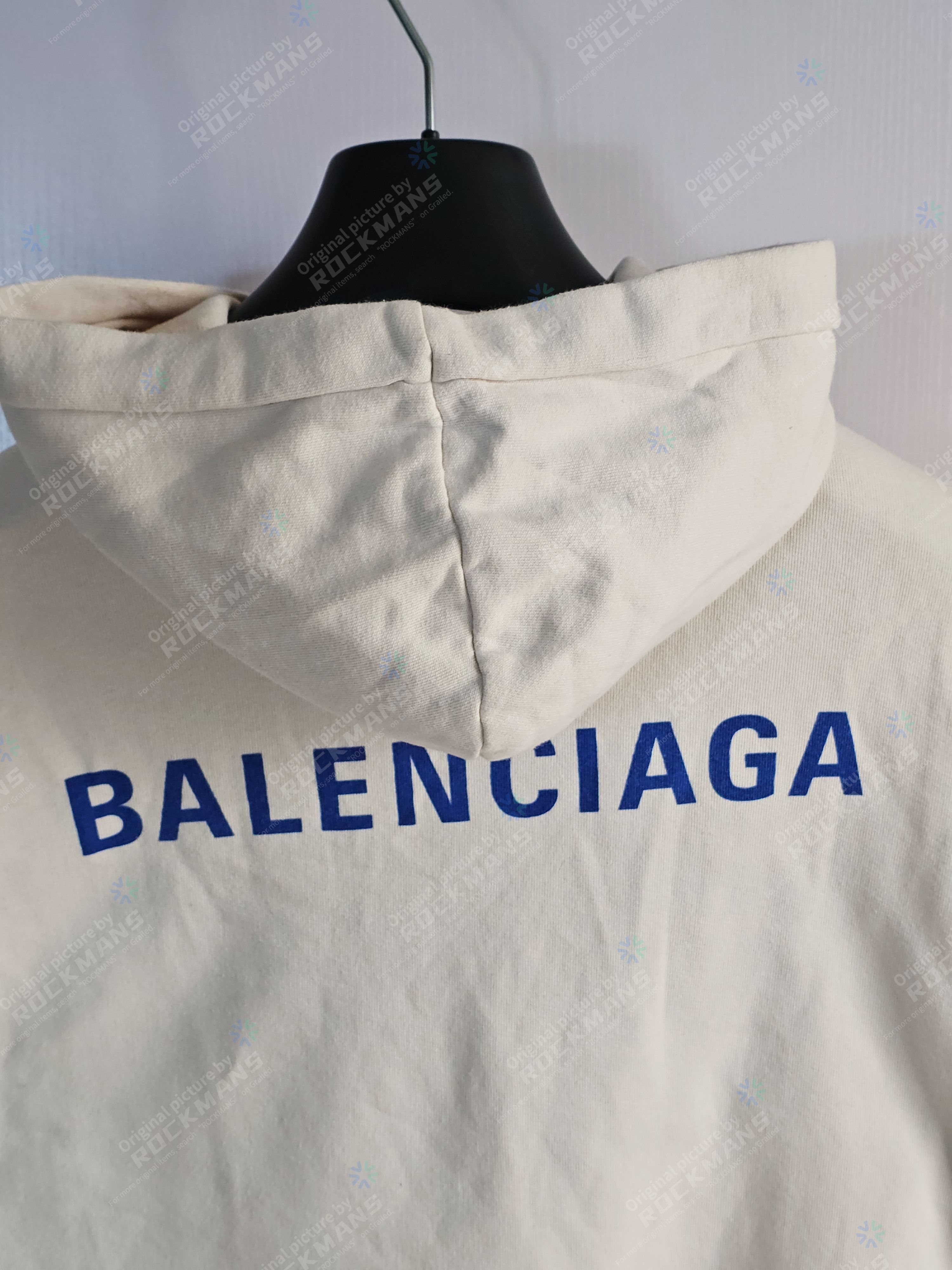 Balenciaga Balenciaga Unisex Beige Hoodie/Sweatshirts Size XXS Size XXS / US 00 / IT 34 - 5 Thumbnail