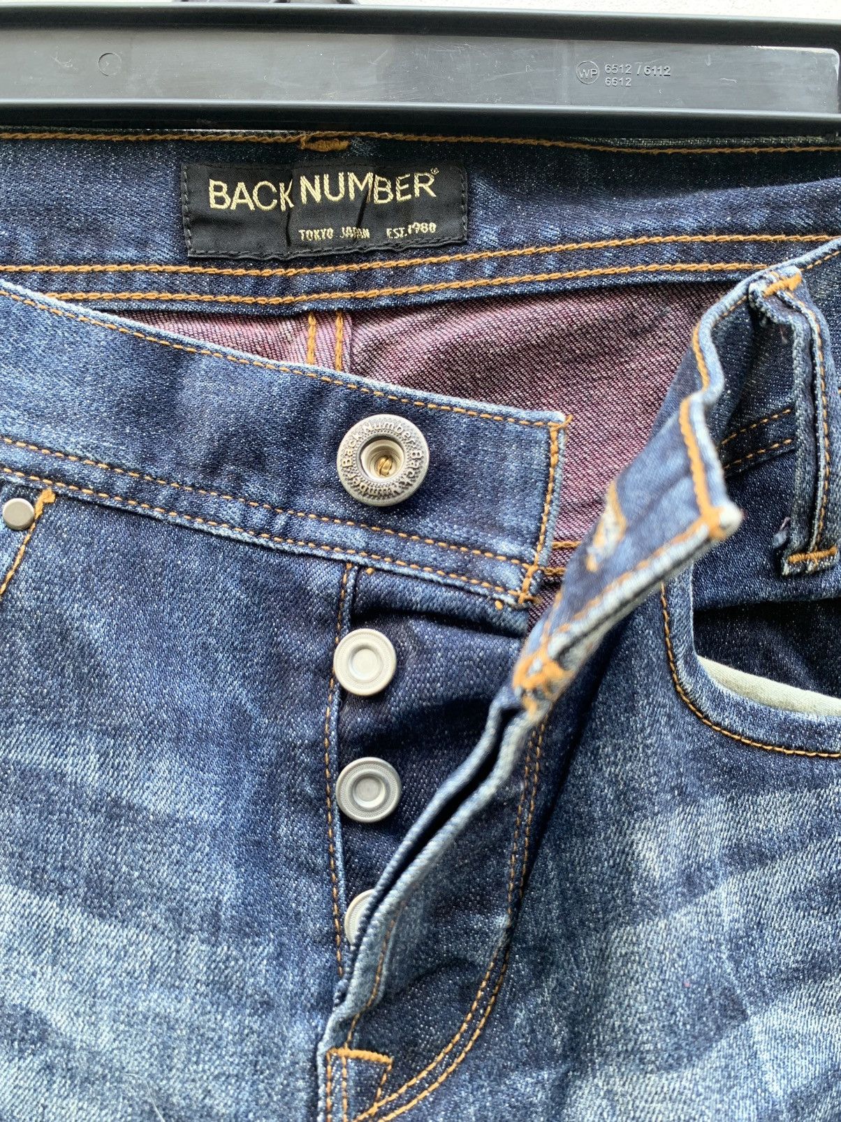 Japanese Brand Back number tokyo lightning jeans Size US 28 / EU 44 - 4 Thumbnail