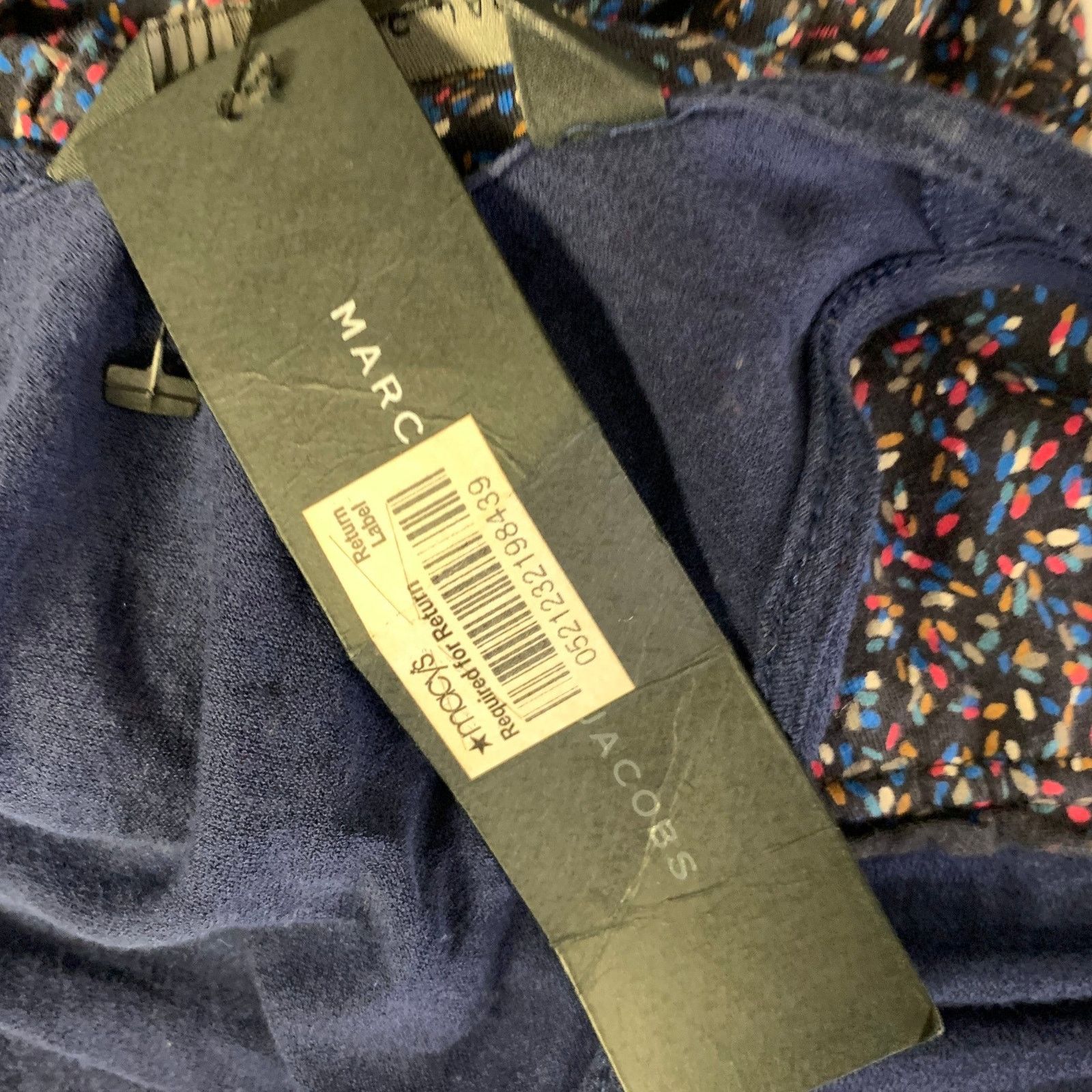 Marc by Marc Jacobs MARC by MARC JACOBS Size XS Navy Spotted Tank Casual Top Size XS / US 0-2 / IT 36-38 - 6 Thumbnail