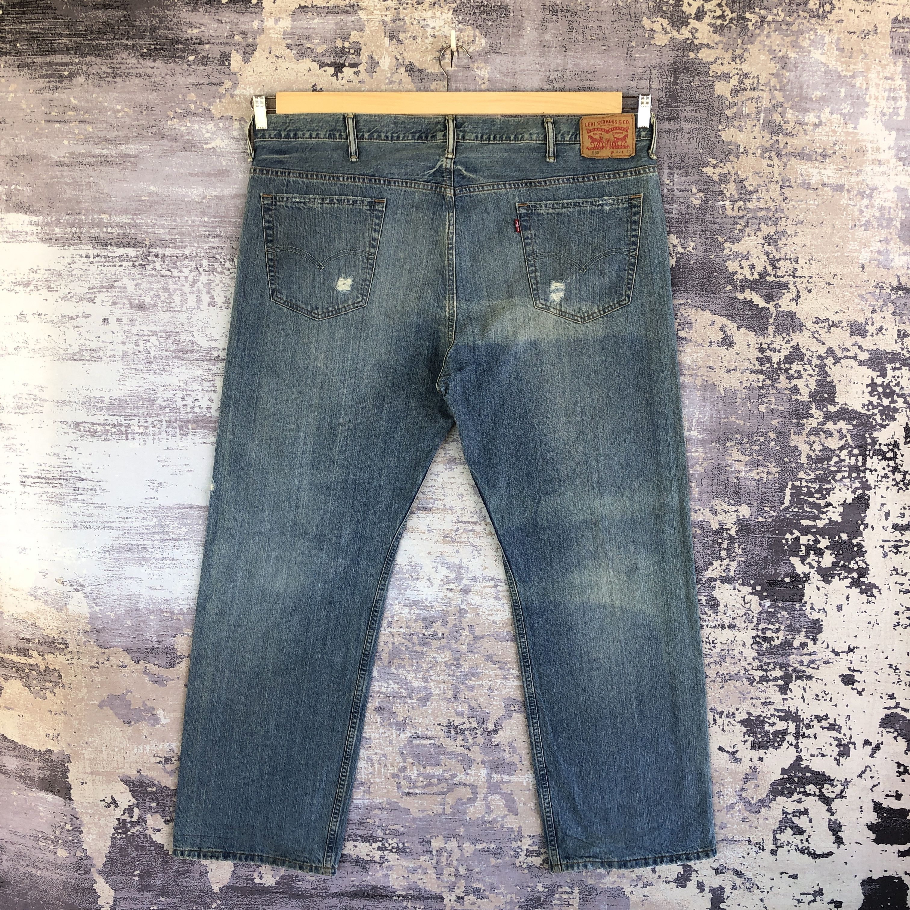 Levi's Vintage Distressed Levis 569 Faded Jeans Levi's Baggy Denim Size US 44 / EU 60 - 2 Thumbnail