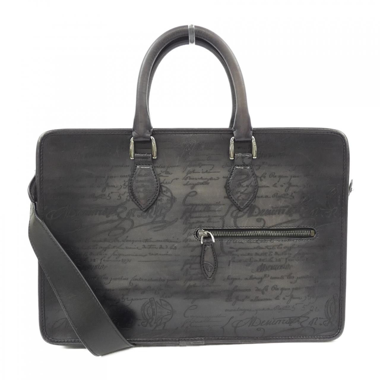 Berluti Berluti Un Jour Small Scritto Leather Briefcase Leather Business Bag DUTY FREE for USA