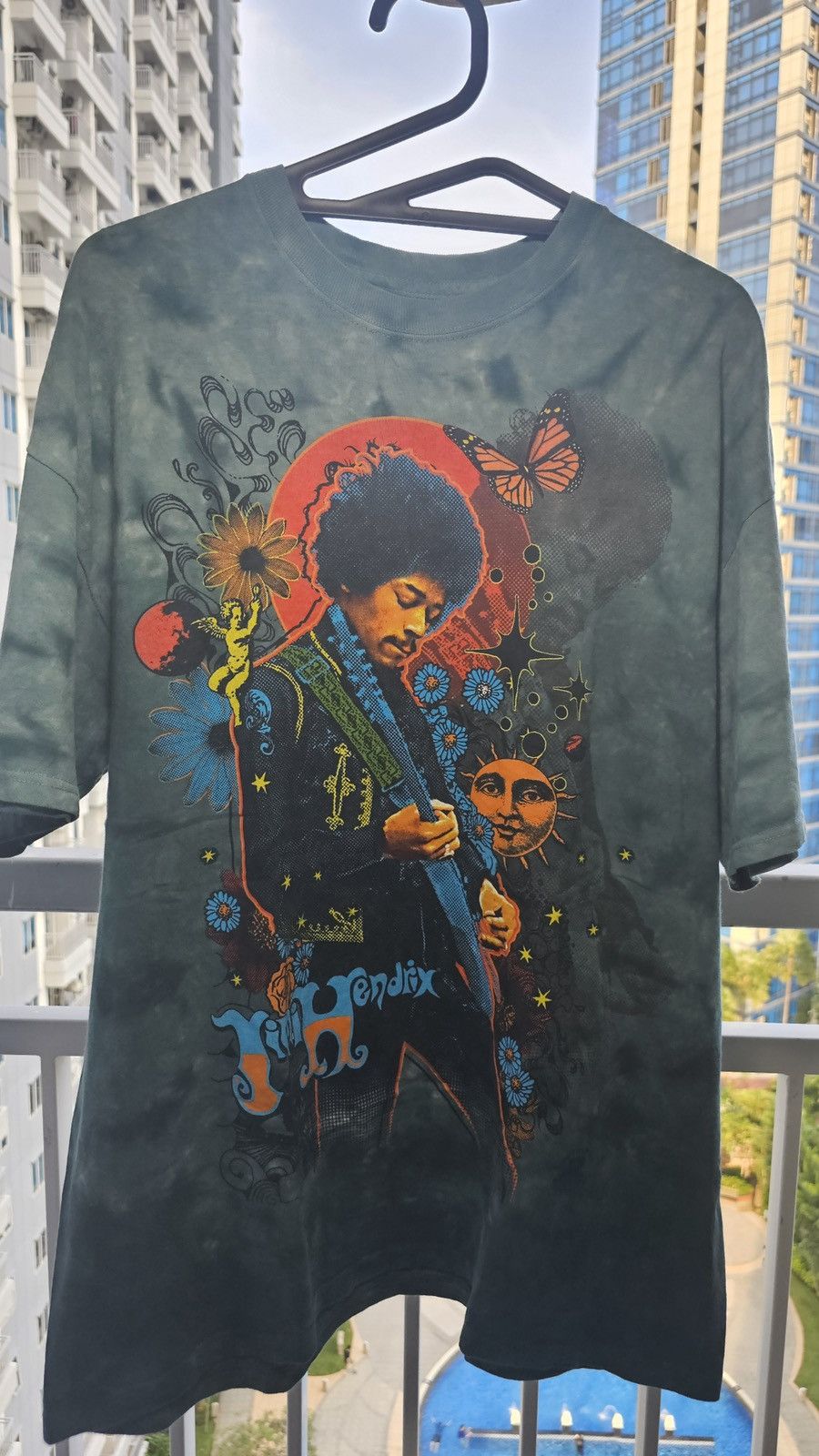 Vintage Authentic officiall Jimi Hendrix tie dye Size US XL / EU 56 / 4 - 2 Thumbnail