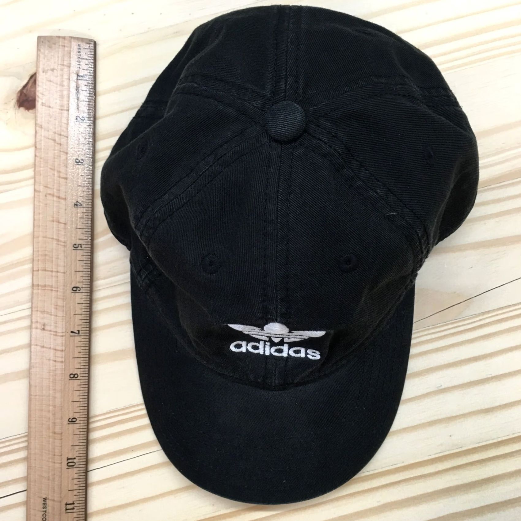 Adidas Adidas Baseball Cap Hat Mens Black OS Adjustable Embroidered Logo Size ONE SIZE - 3 Thumbnail