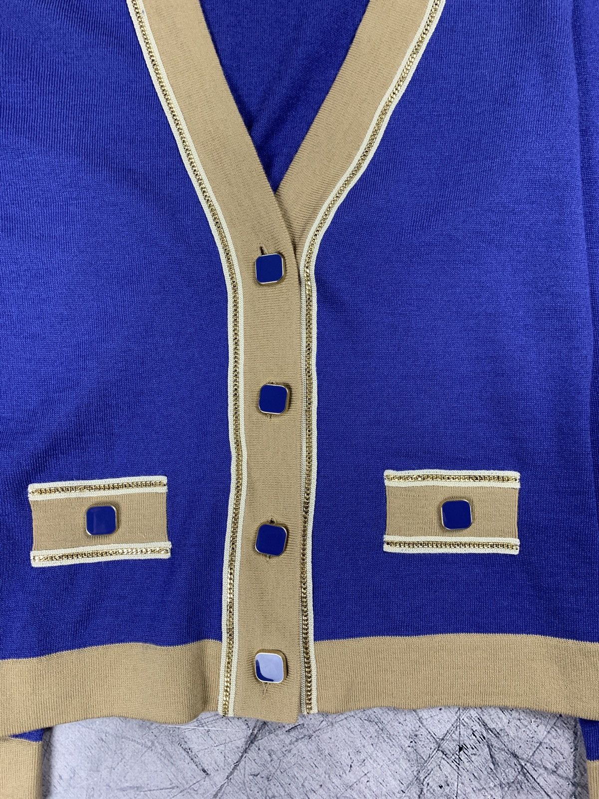 Other Designer Luisa Spagnoli Wool Cardigan Button Up Blue Size S Size S / US 4 / IT 40 - 5 Thumbnail