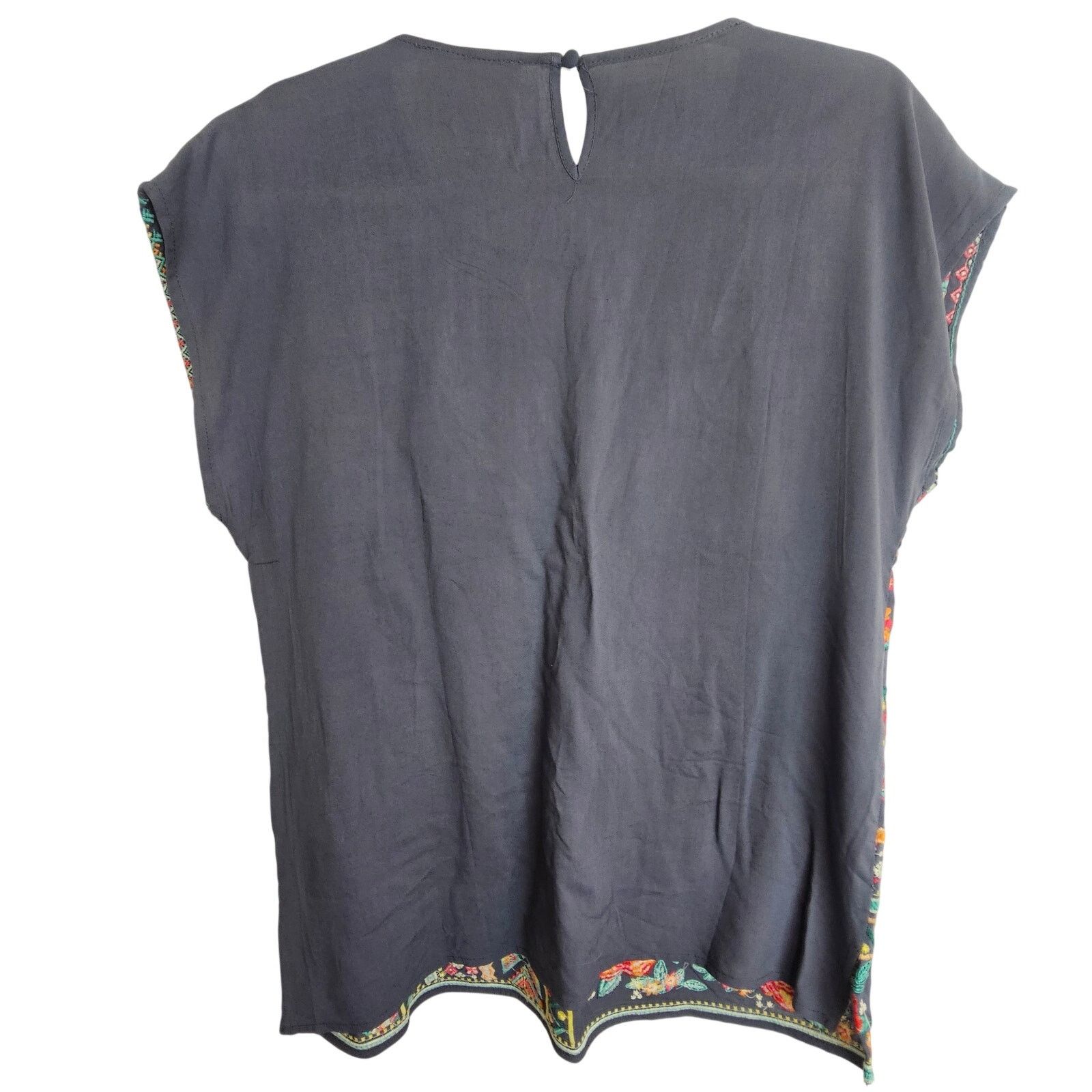 Savane Savannah Jane Womens Embroidered Floral Geometric Tunic S Size S / US 4 / IT 40 - 8 Thumbnail