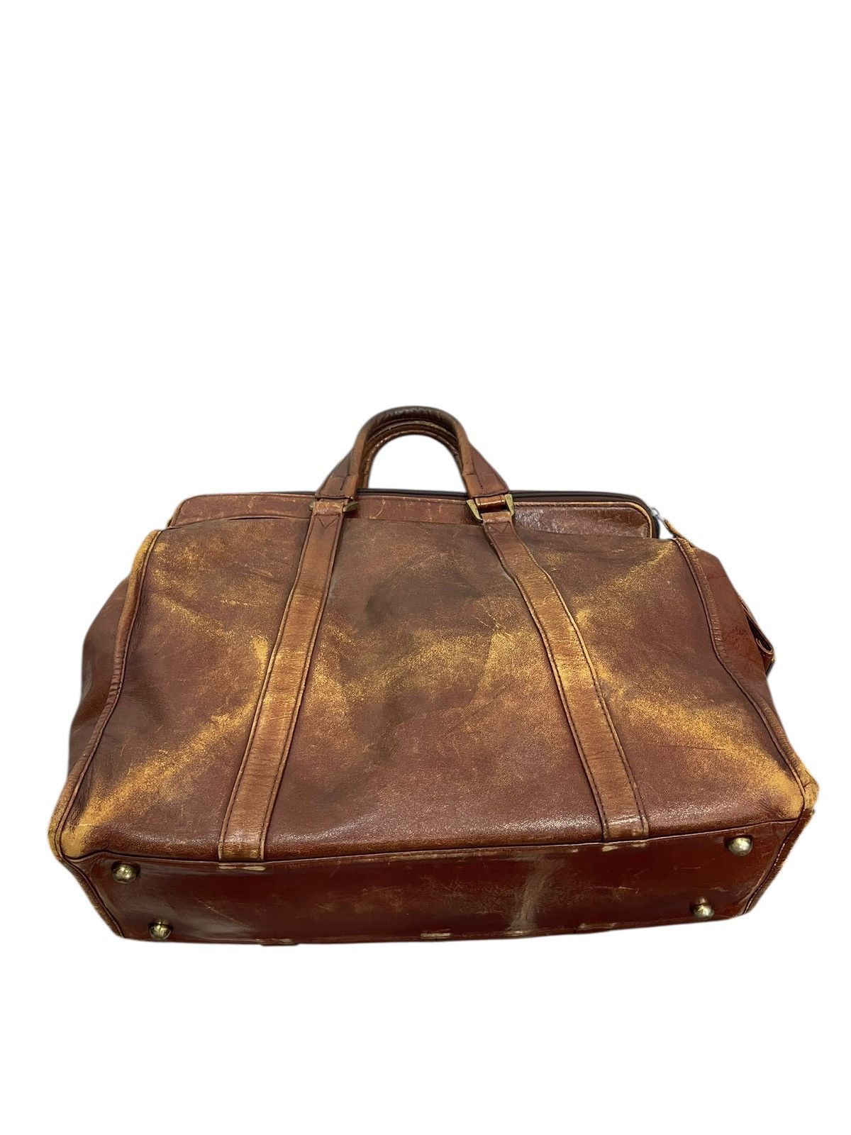 Pierre Balmain Full Leather Vtg 80s Pierre Balmain Beauty Patina Bag 2🟩1 Size ONE SIZE - 12 Thumbnail
