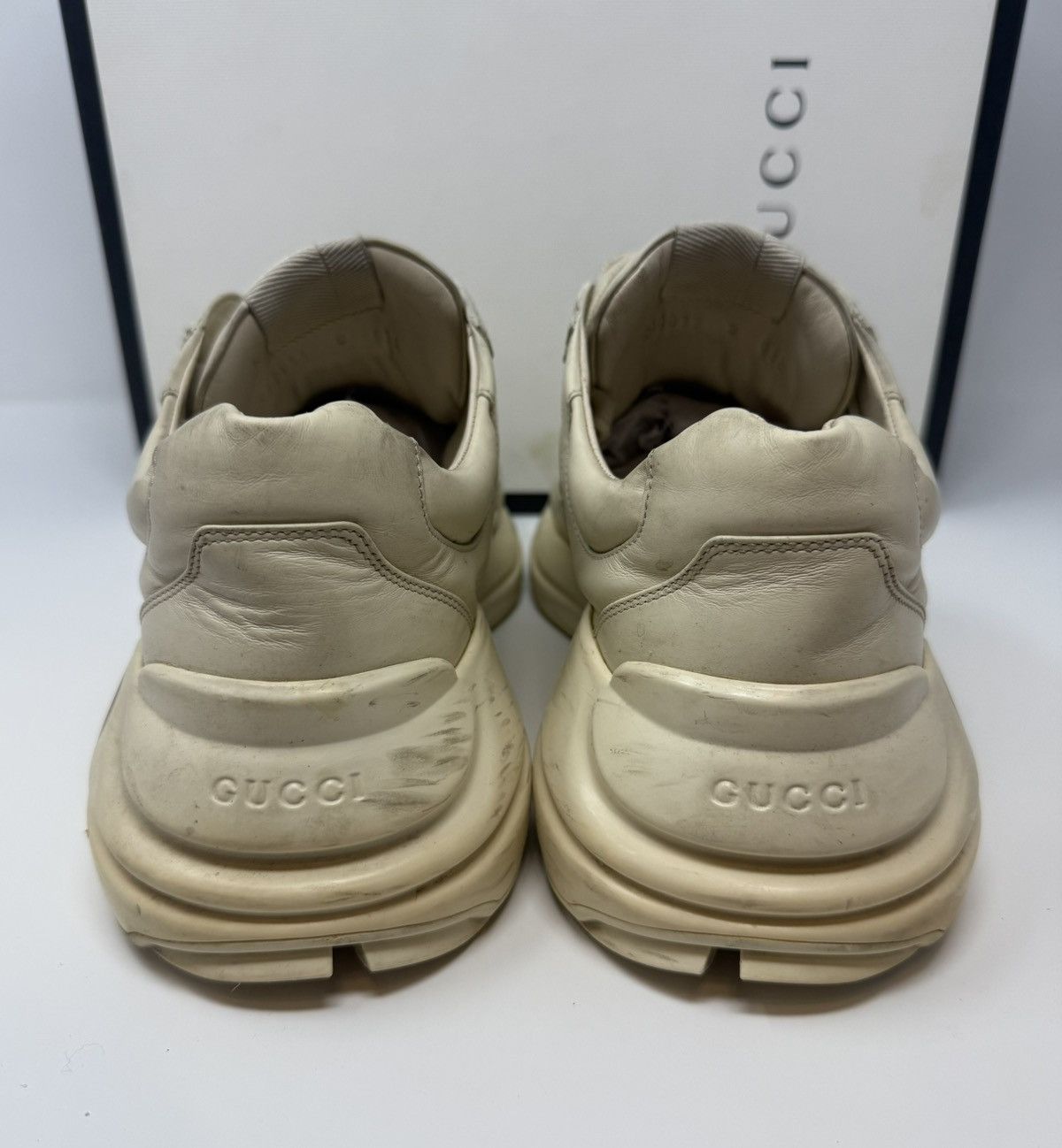 Gucci Gucci Rhyton Logo Leather Sneaker Size US 9 / EU 42 - 5 Thumbnail