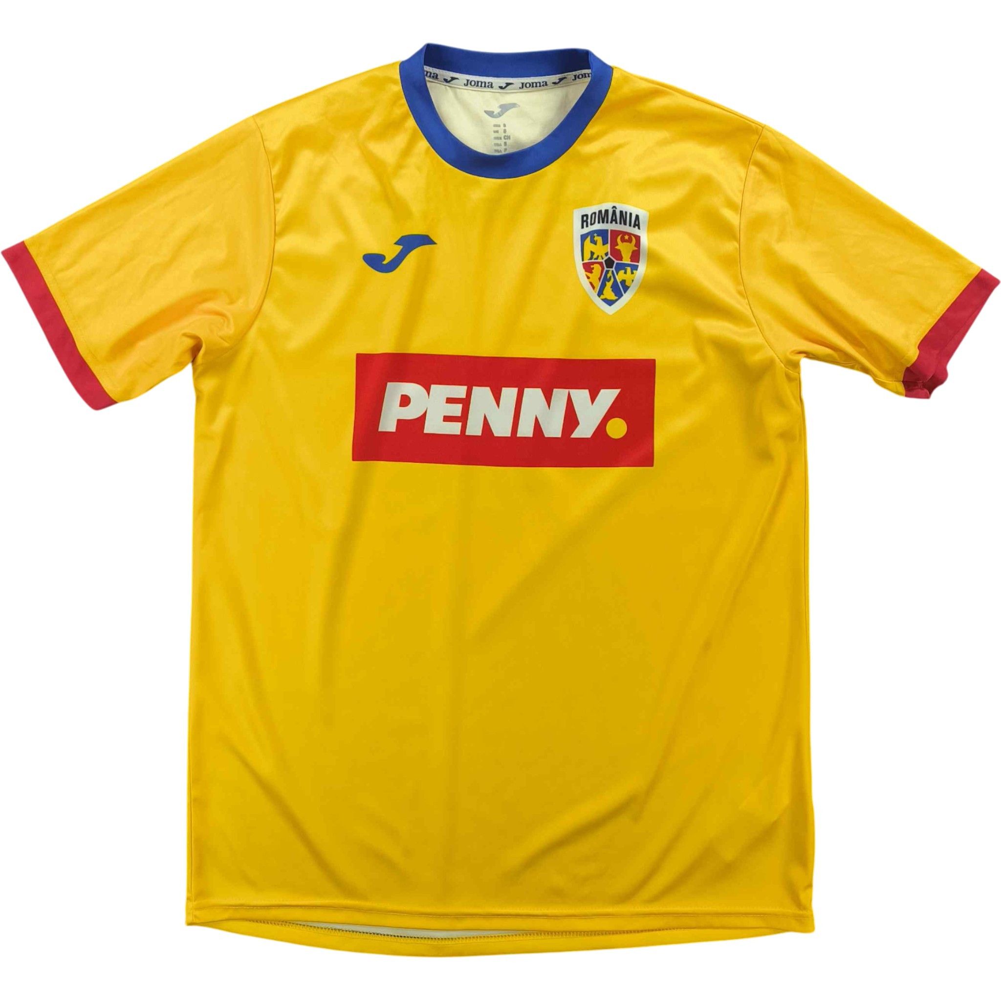 Joma Romania 2024-25 Joma home fan football jersey shirt size S Size US S / EU 44-46 / 1 - 1 Thumbnail