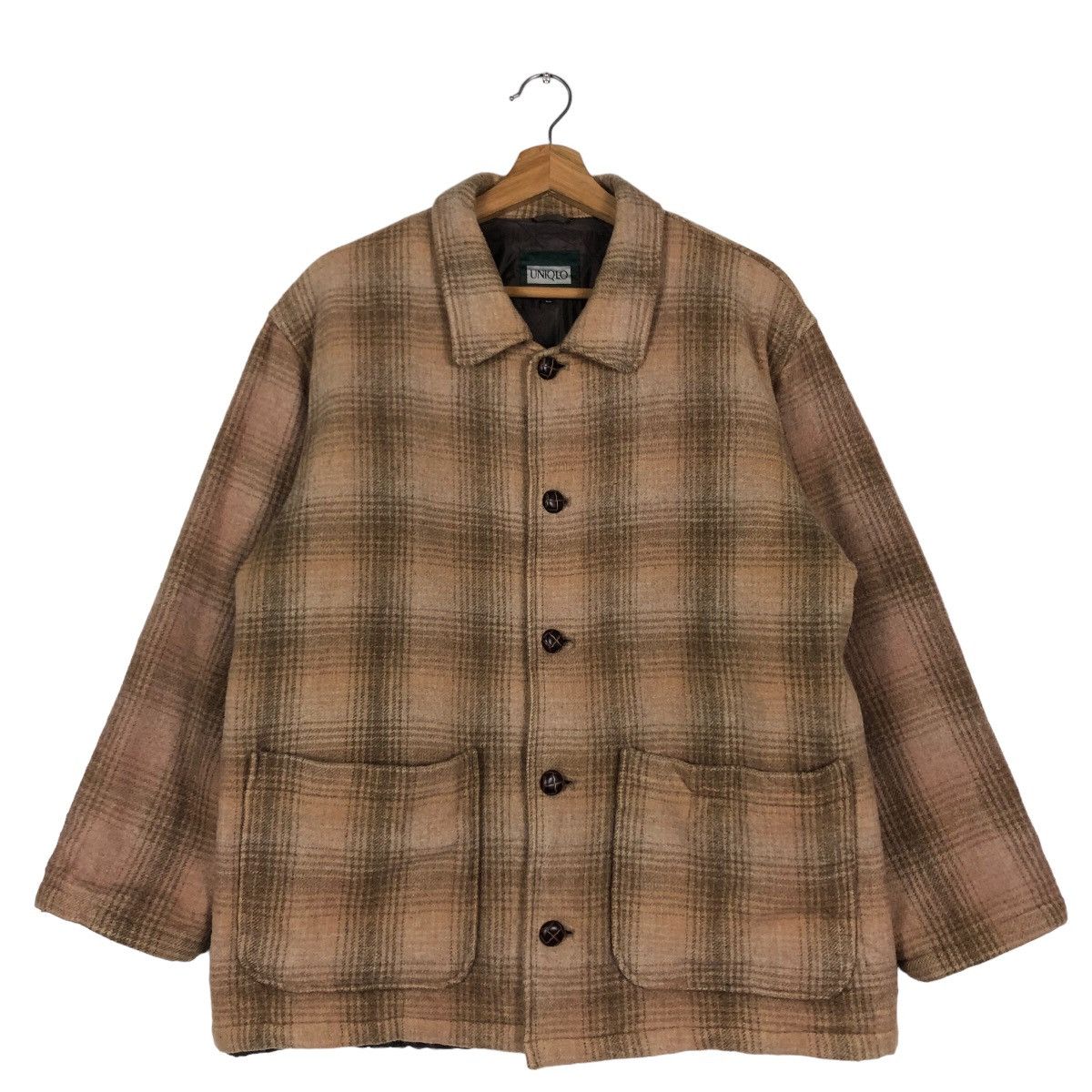 Japanese Brand Vintage Work Chore Jacket Uniqlo Issey Miyake Tartan Design Size US M / EU 48-50 / 2 - 1 Thumbnail