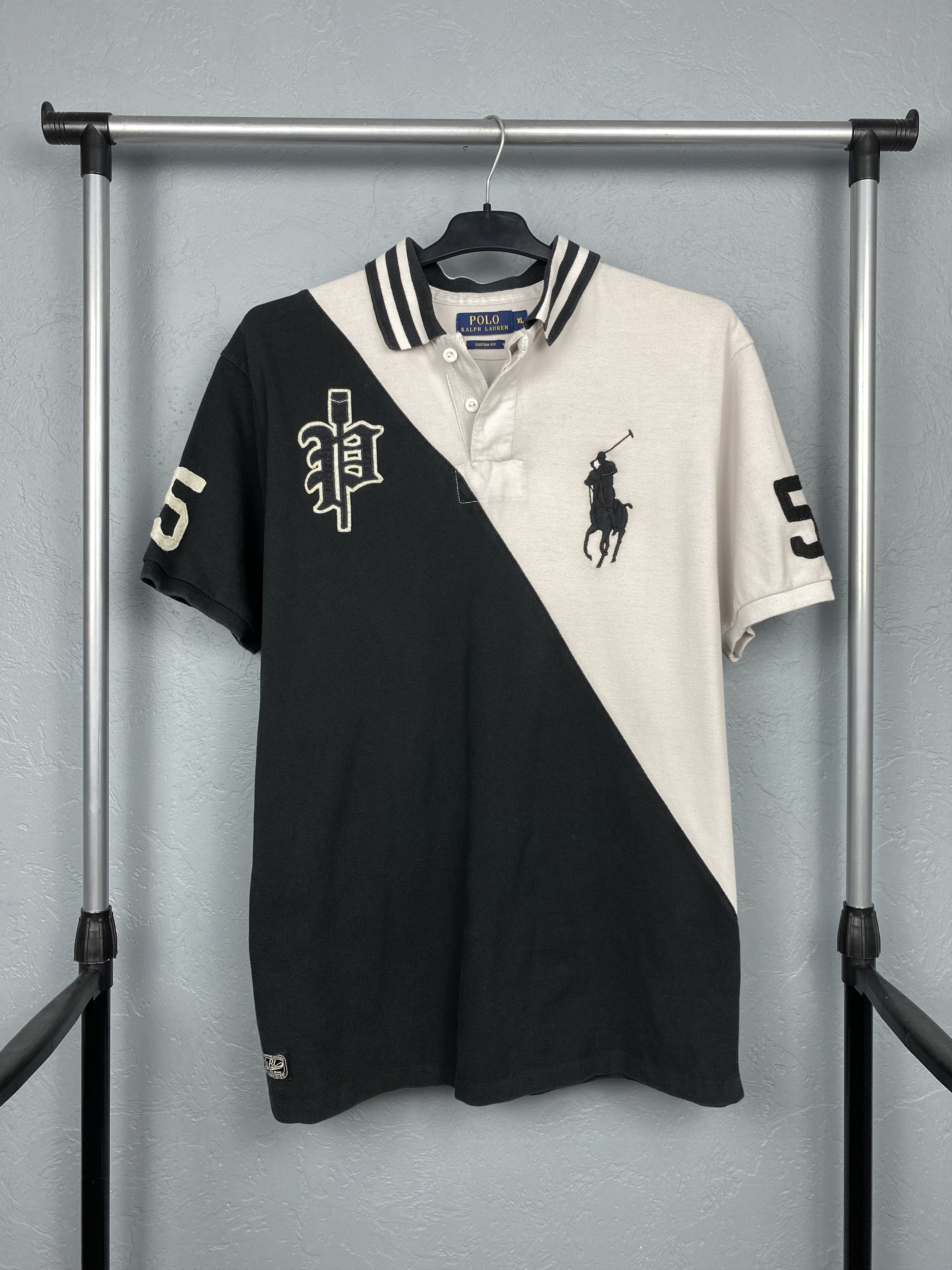 Polo Ralph Lauren × Ralph Lauren × Vintage Polo Ralph Lauren RL Polo Big Logo Polo Shirt Size US XL / EU 56 / 4 - 1 Thumbnail