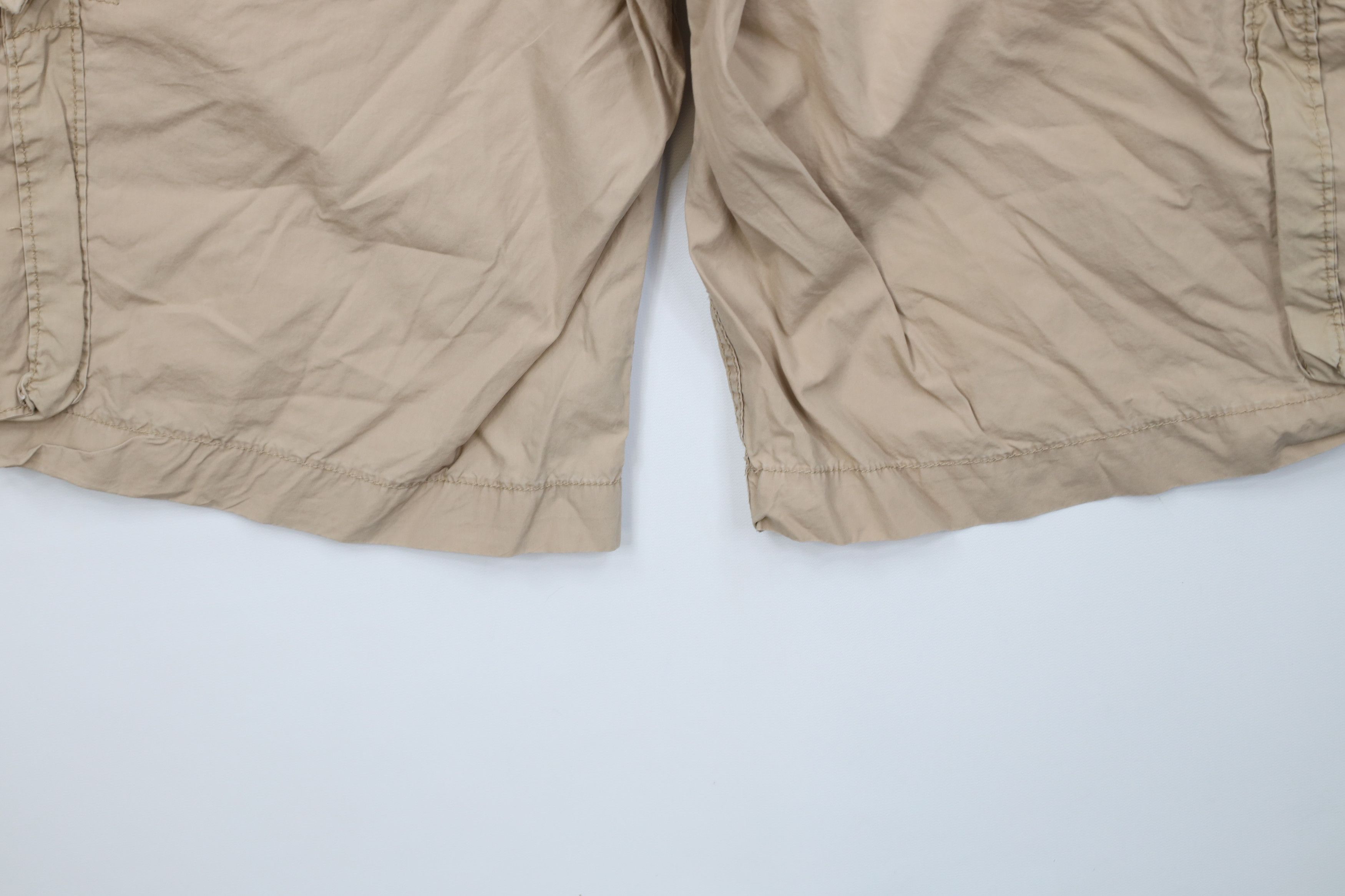 Ralph Lauren Vintage 90s Ralph Lauren Spell Out Cargo Shorts Beige Cotton Size US 32 / EU 48 - 12 Thumbnail