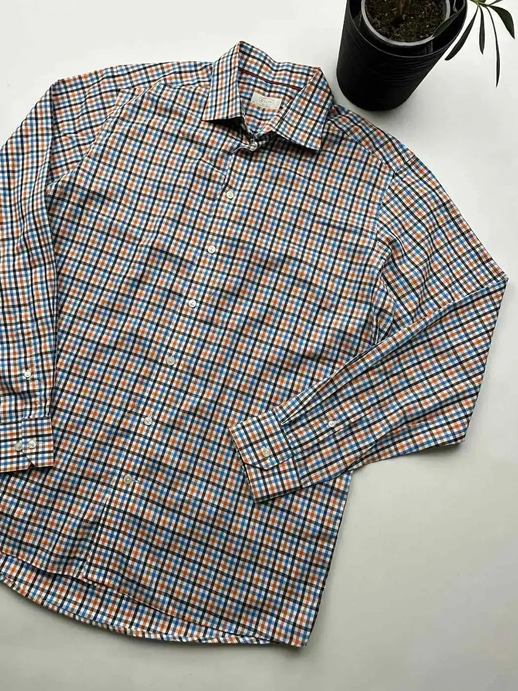 Eton Eton Shirt Long Sleeve (554) Size US XL / EU 56 / 4 - 3 Thumbnail