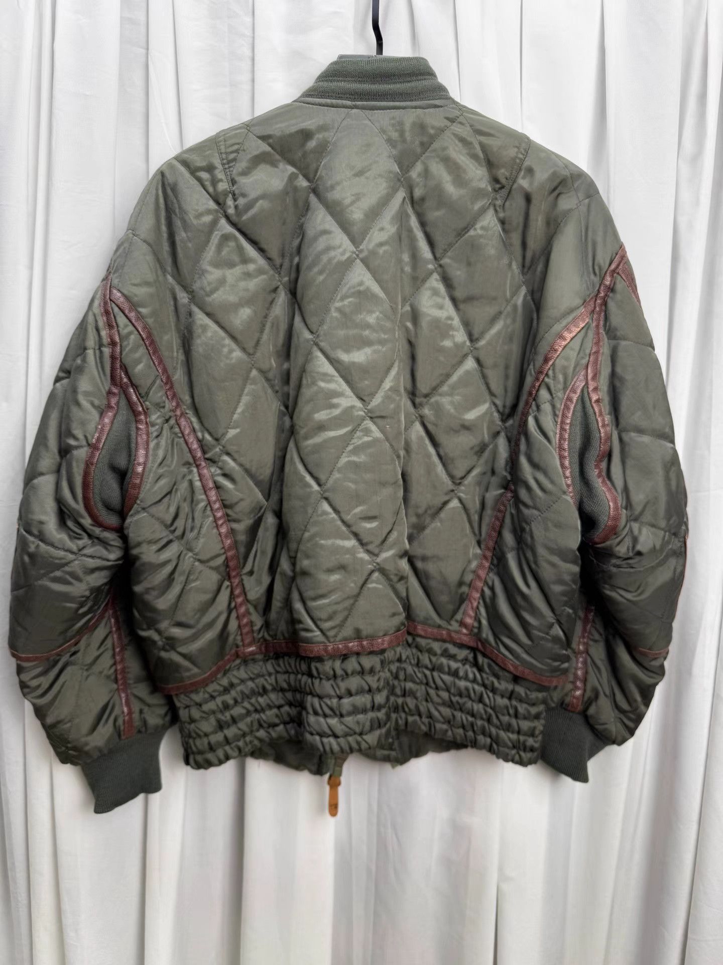 Issey Miyake Issey MIYAKE archives Geometric Leather Panel Jacket K20 Size US M / EU 48-50 / 2 - 2 Thumbnail