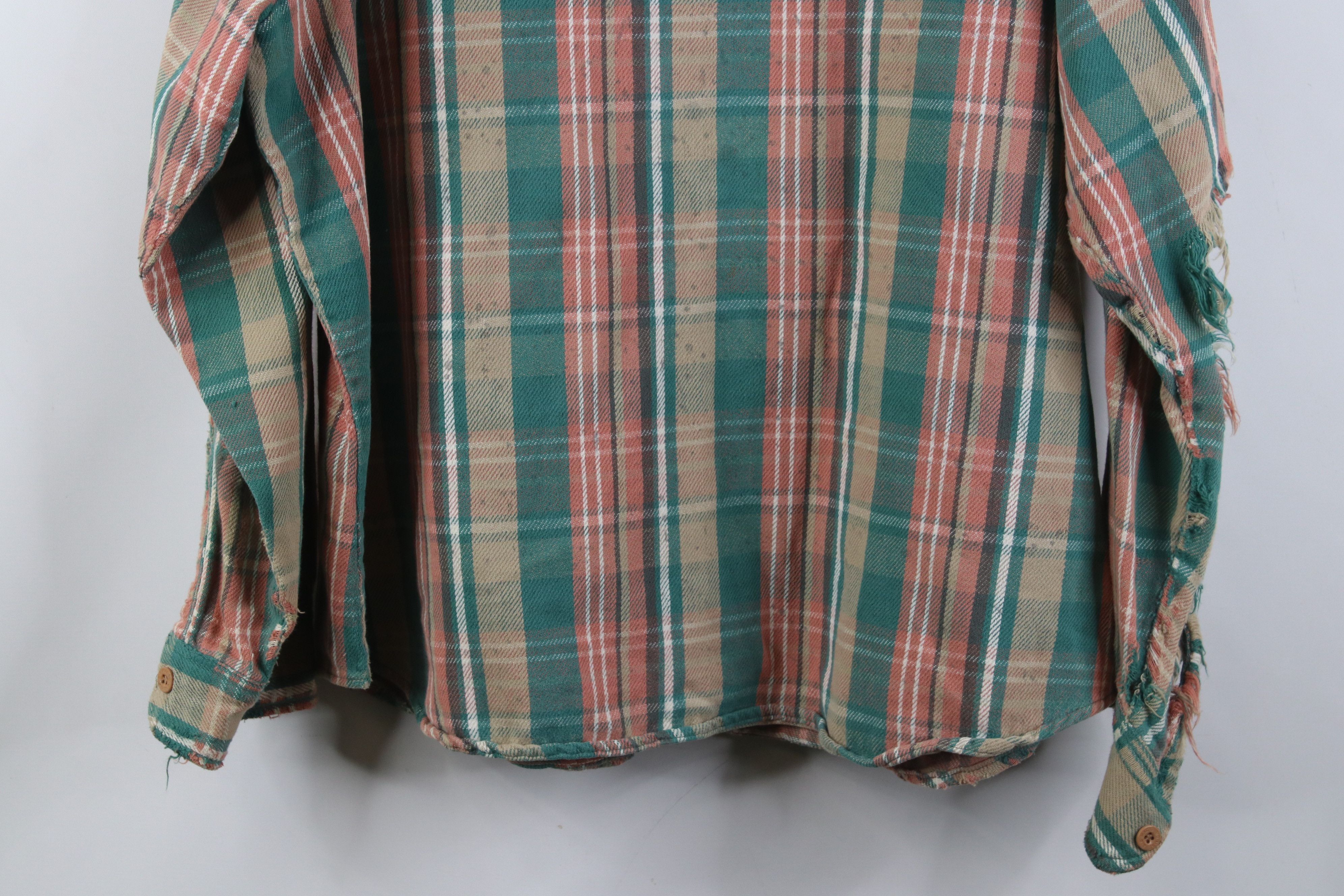 Vintage AS IS Vintage 70s Big Mac Collared Button Shirt Plaid USA Size US XL / EU 56 / 4 - 16 Thumbnail