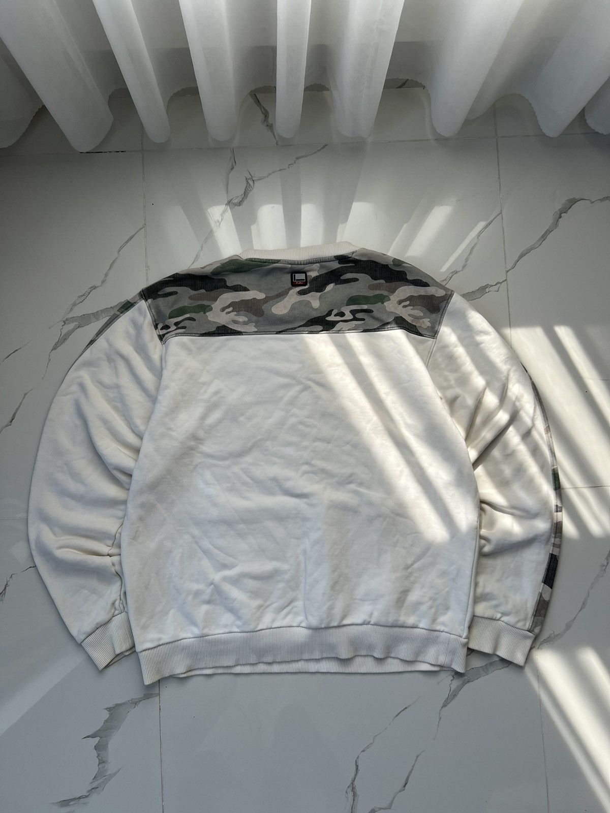 Fubu × Vintage 90's FUBU RARE CAMO 5 RETRO CREWNECK Y2K AVANT-GARDE Size US XL / EU 56 / 4 - 7 Thumbnail