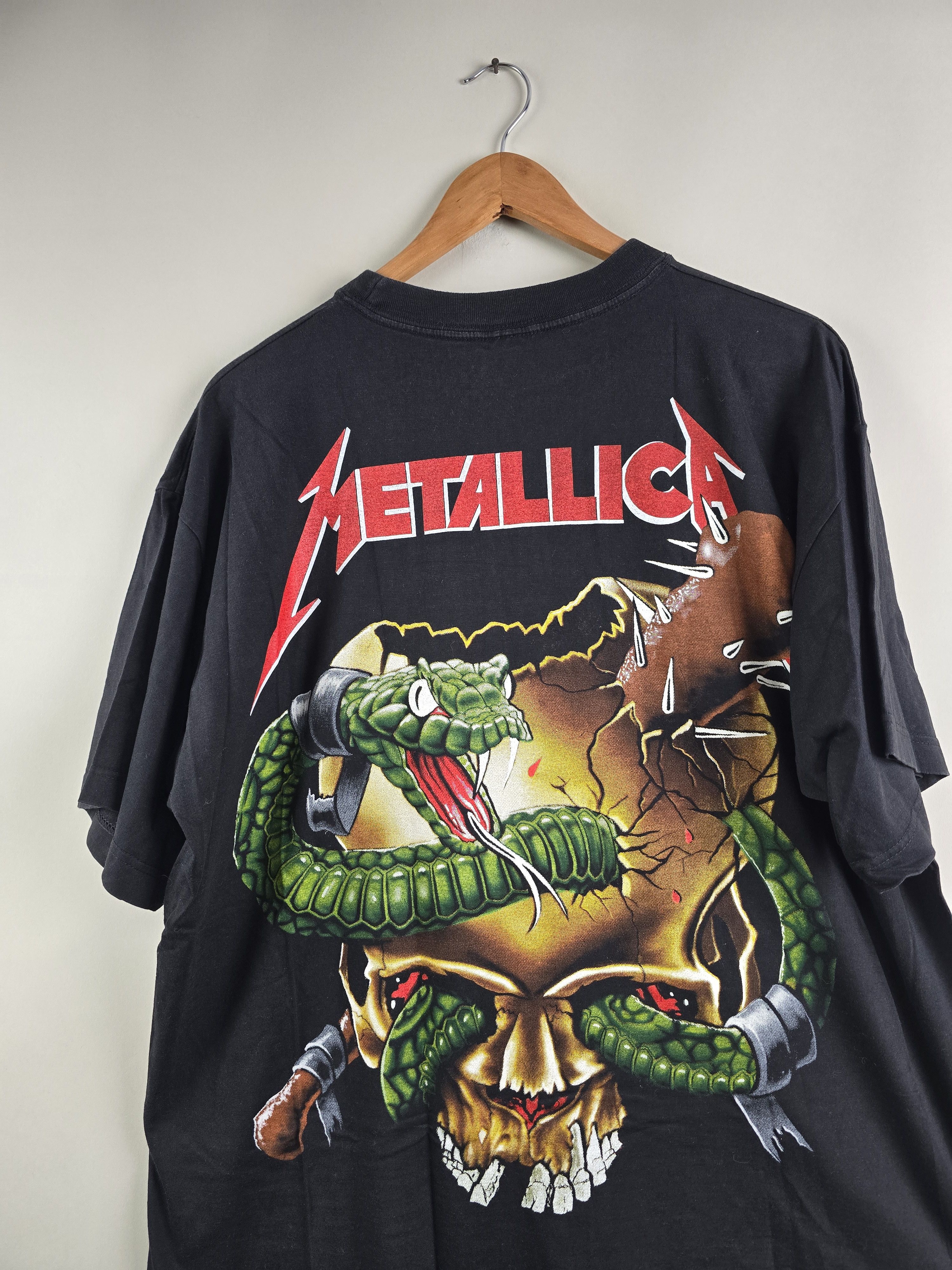 Band Tees × Metallica × Vintage 90s Metallica Doris Pushead Full print XL 23.5" 29" Size US XL / EU 56 / 4 - 5 Thumbnail