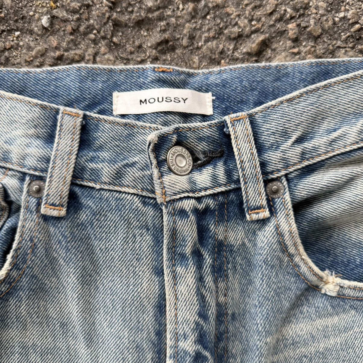 Jean × MOUSSY × Vintage VINTAGE MOUSSY JEAN FADED RIPEP DENIM PANTS Size US 26 / EU 42 - 4 Thumbnail