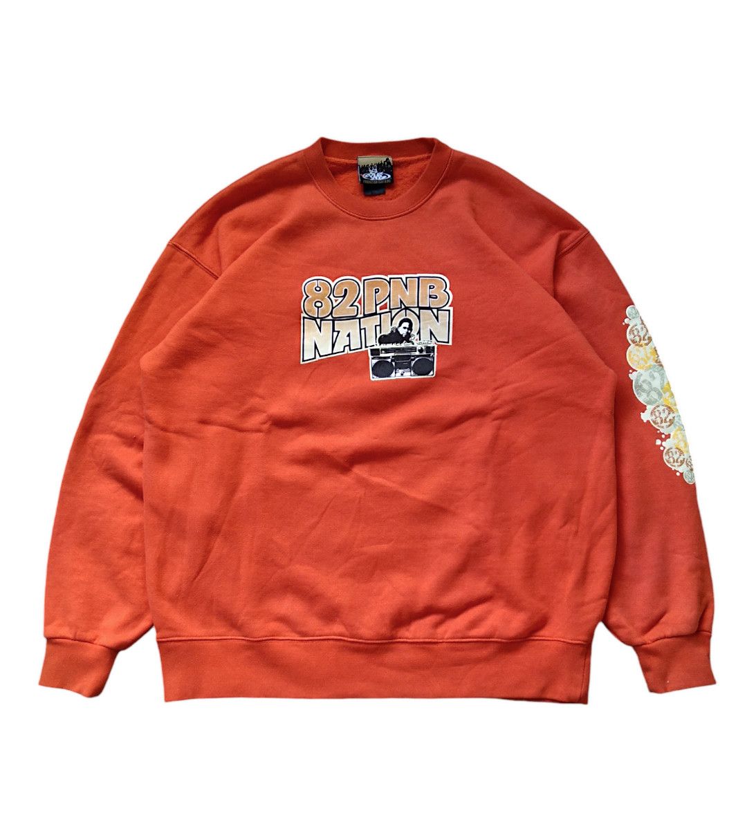 Vintage Vintage PNB Nation Clothing Sweatshirt Size US XL / EU 56 / 4 - 1 Thumbnail
