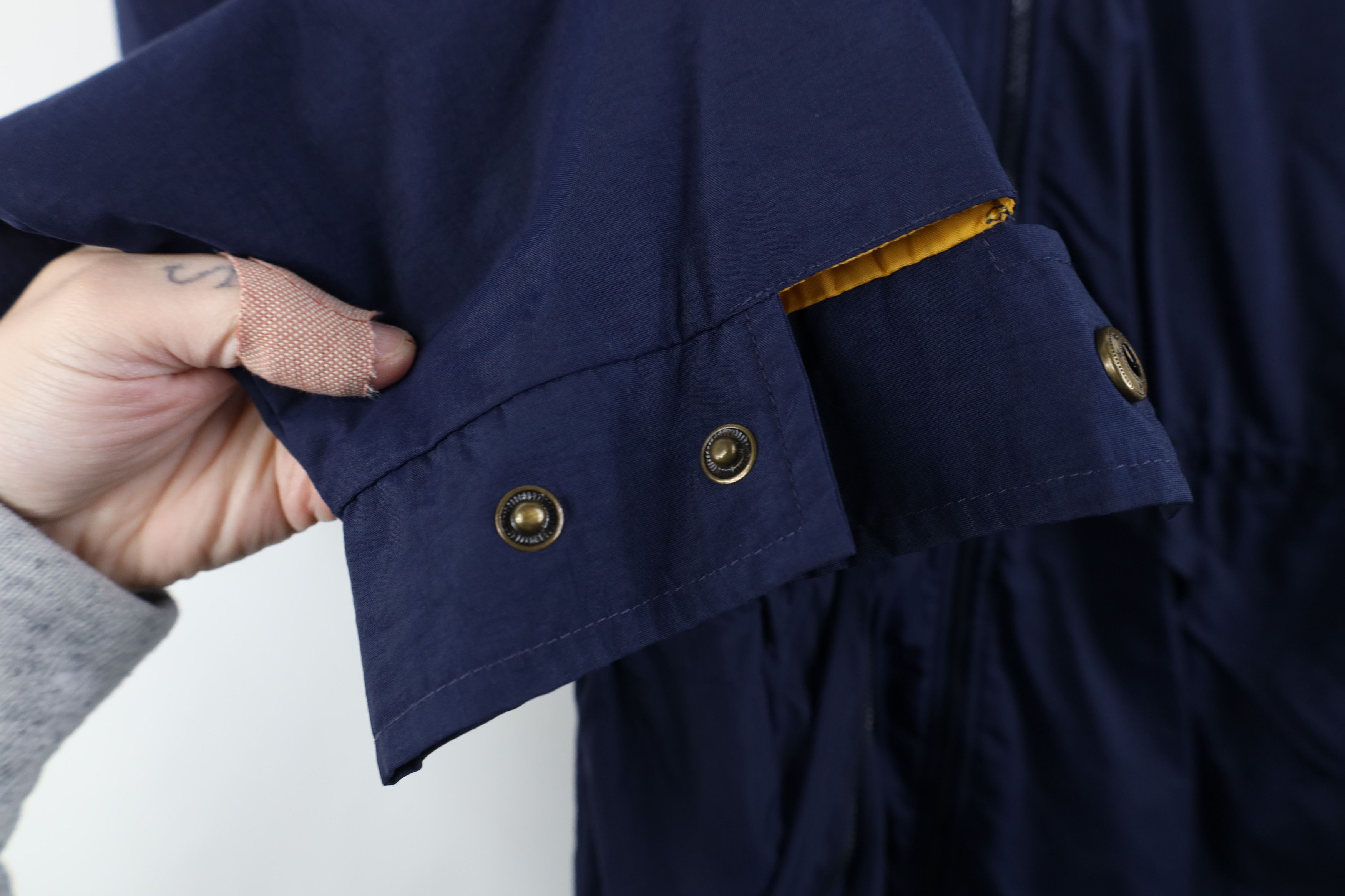 Champion Vintage 90s Champion Hooded Windbreaker Parka Jacket Blue Size US M / EU 48-50 / 2 - 9 Thumbnail