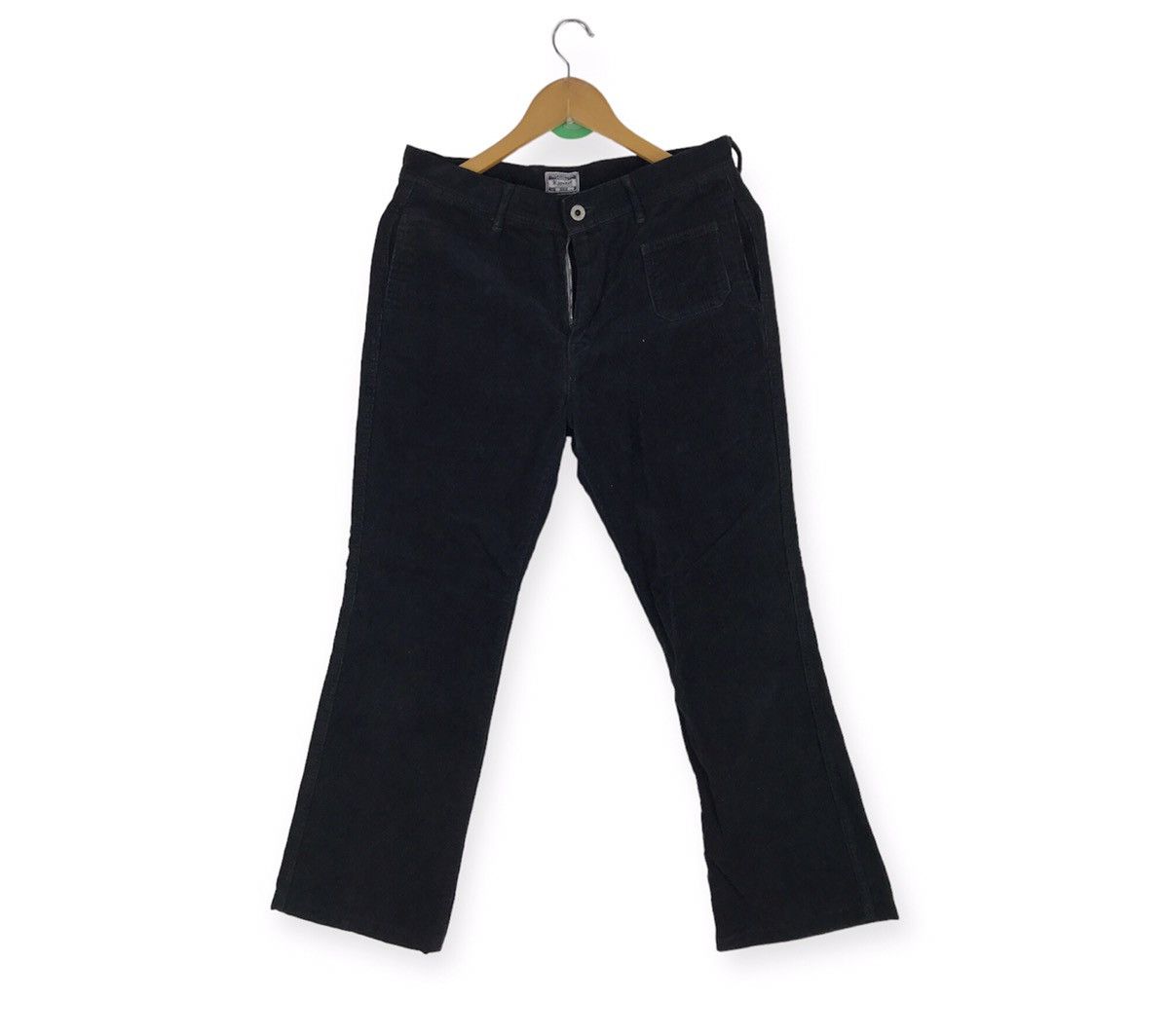 image of Kapital Corduroy Bootcut Pants S Size On Black Colour, Men's
