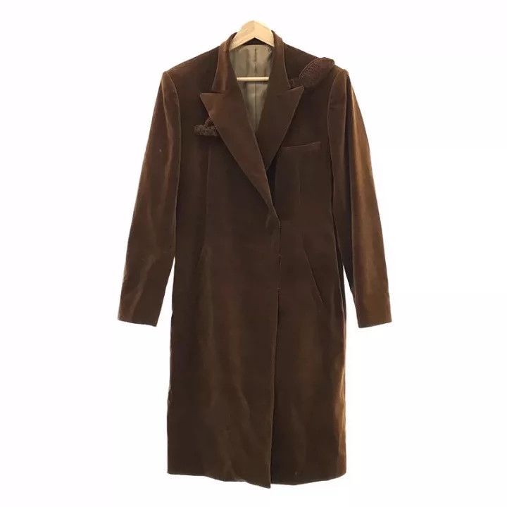 Jean Paul Gaultier Jean Paul Gaultier Brown velvet coat Size US M / EU 48-50 / 2 - 1 Thumbnail