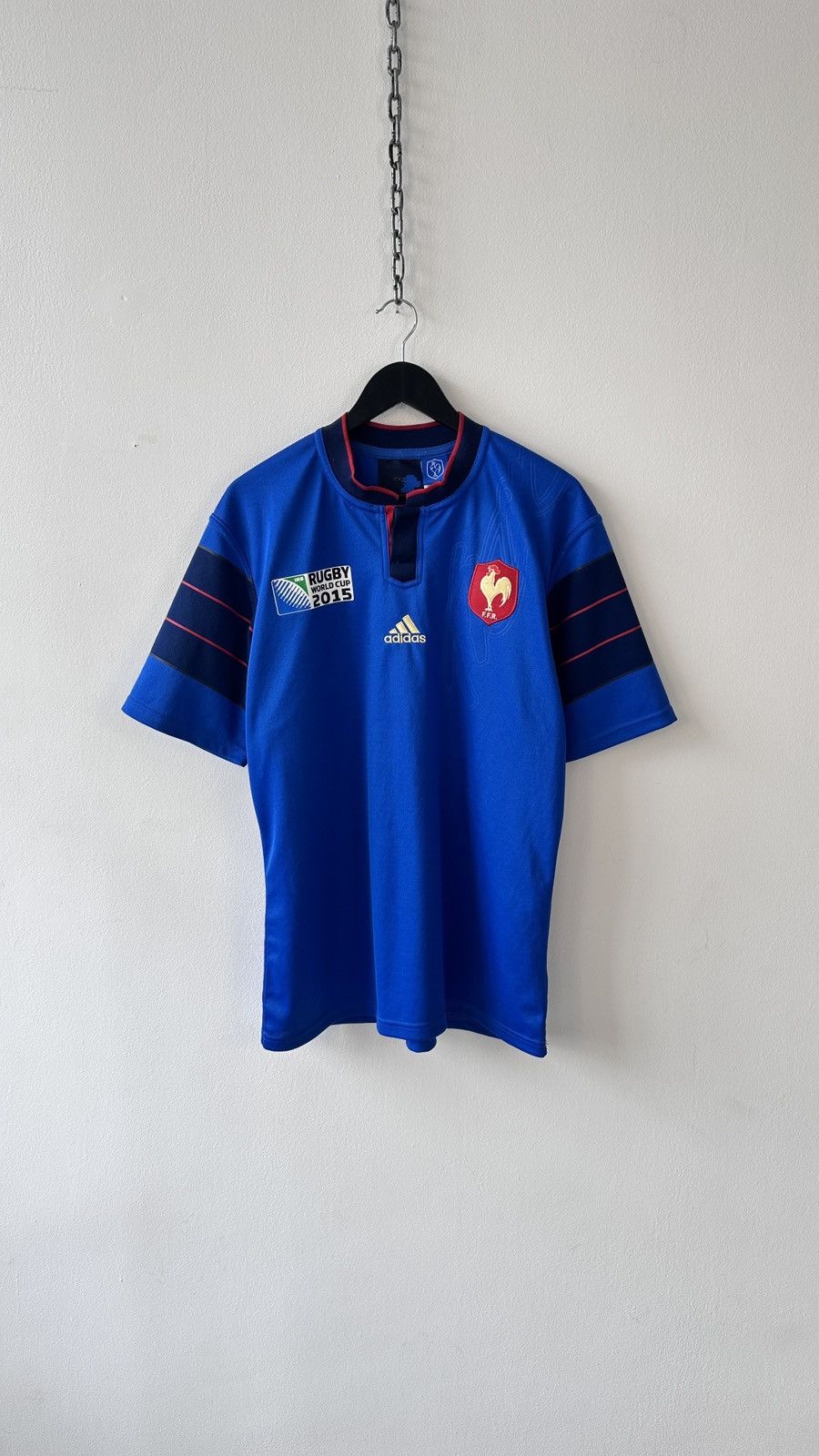 Adidas Adidas France Rugby World Cup 2015 Jersey FFR National Team Size US XL / EU 56 / 4 - 1 Thumbnail