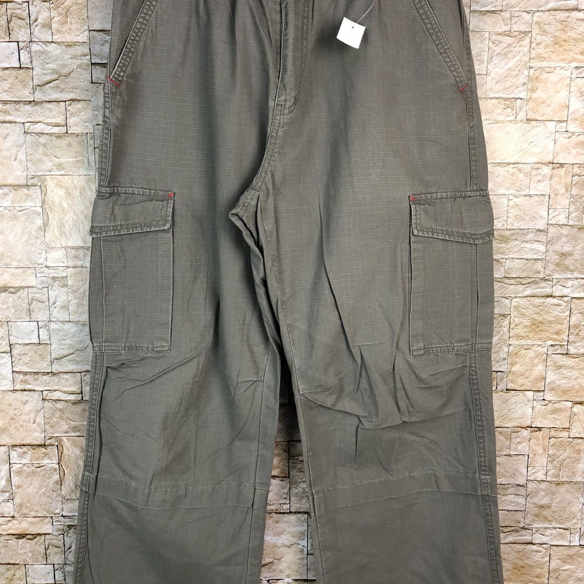 Japanese Brand Freude Grey utility tactical Cargo Multipocket Pants #A651 Size US 30 / EU 46 - 6 Thumbnail