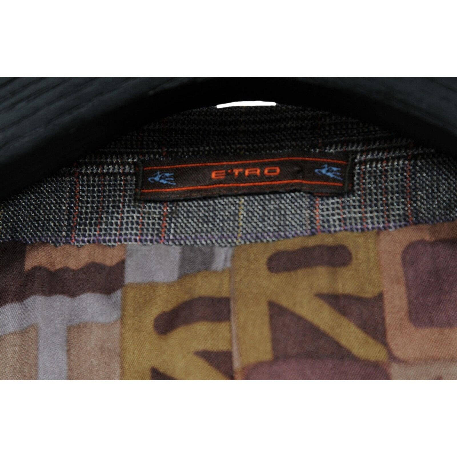 Etro Houndstooth Jacket Gray Wool Blazer IT 56 Size 46R - 14 Thumbnail