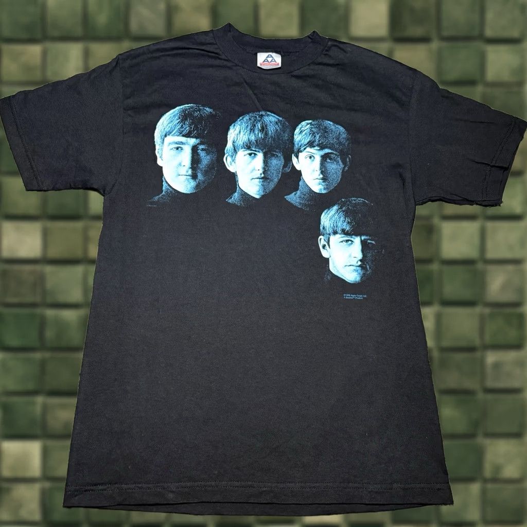 Doublet VINTAGE BEATLES Shirt Mens Med Black Graphic Tee Double Sided Band T Retro 1999 90s Size US M / EU 48-50 / 2 - 1 Thumbnail