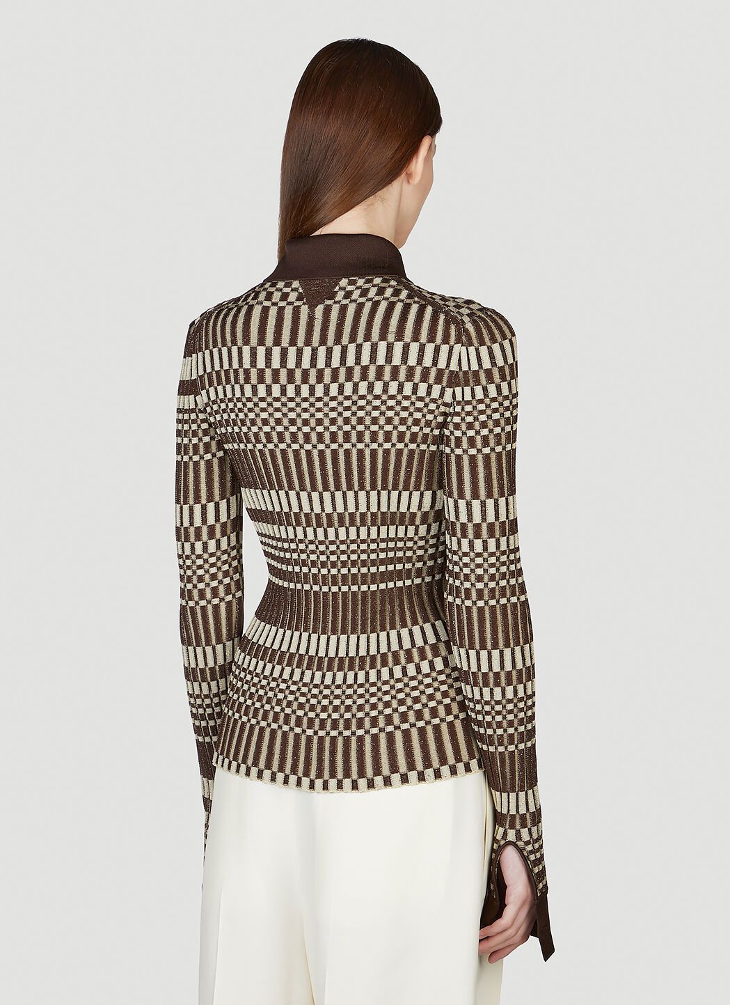 Bottega Veneta o1loc1c0824 707872 Cardigan in Multicolor Size L / US 10 / IT 46 - 5 Thumbnail