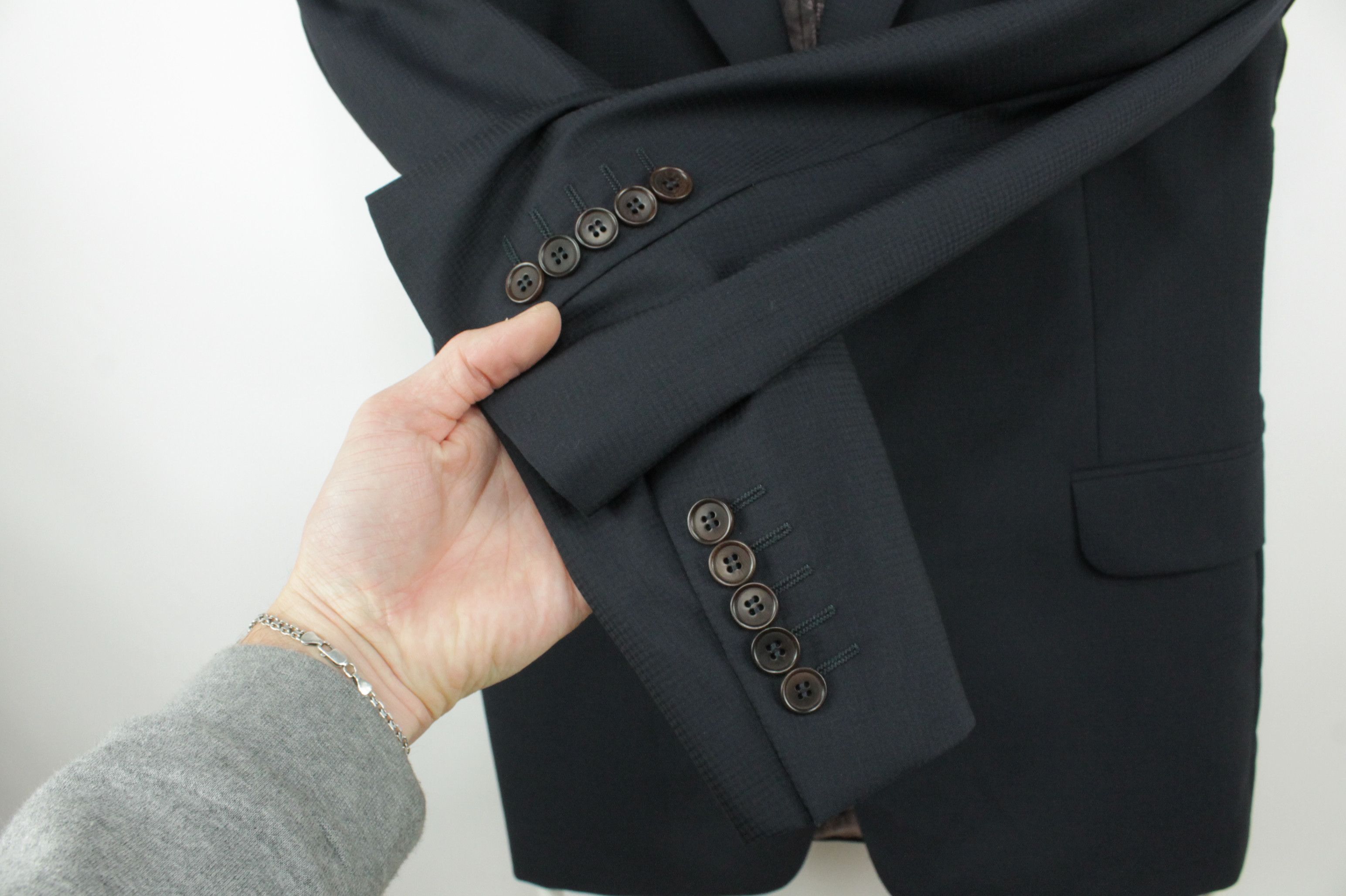 Paul Smith Paul Smith The Floral Navy Wool Slim Fit Suit Blazer Men's Size US M / EU 48-50 / 2 - 4 Thumbnail