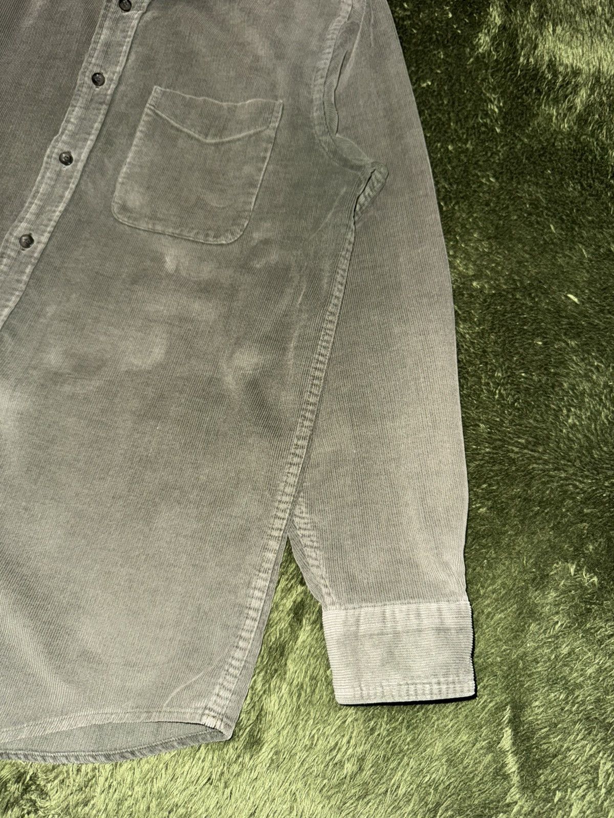 L.L. Bean [S] VTG L.L.Bean Pocket Detail Corduroy Shirt Olive Size US S / EU 44-46 / 1 - 5 Thumbnail