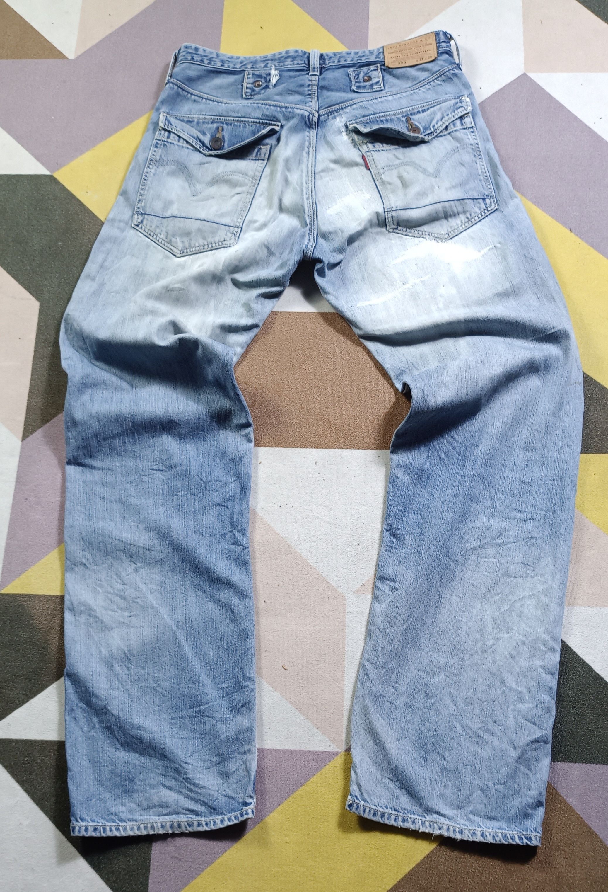 Levi's 🔥🔥Vintage 90s Levis Classic Double Knee Distressed Denim Size US 30 / EU 46 - 2 Thumbnail