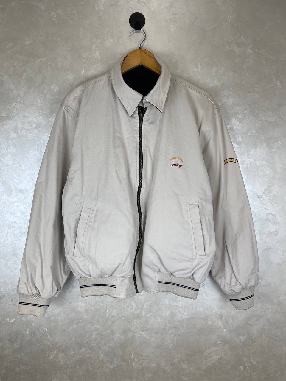 Paul & Shark Paul & Shark Reversible Jacket Cotton Beige Navy Size US L / EU 52-54 / 3 - 2 Thumbnail