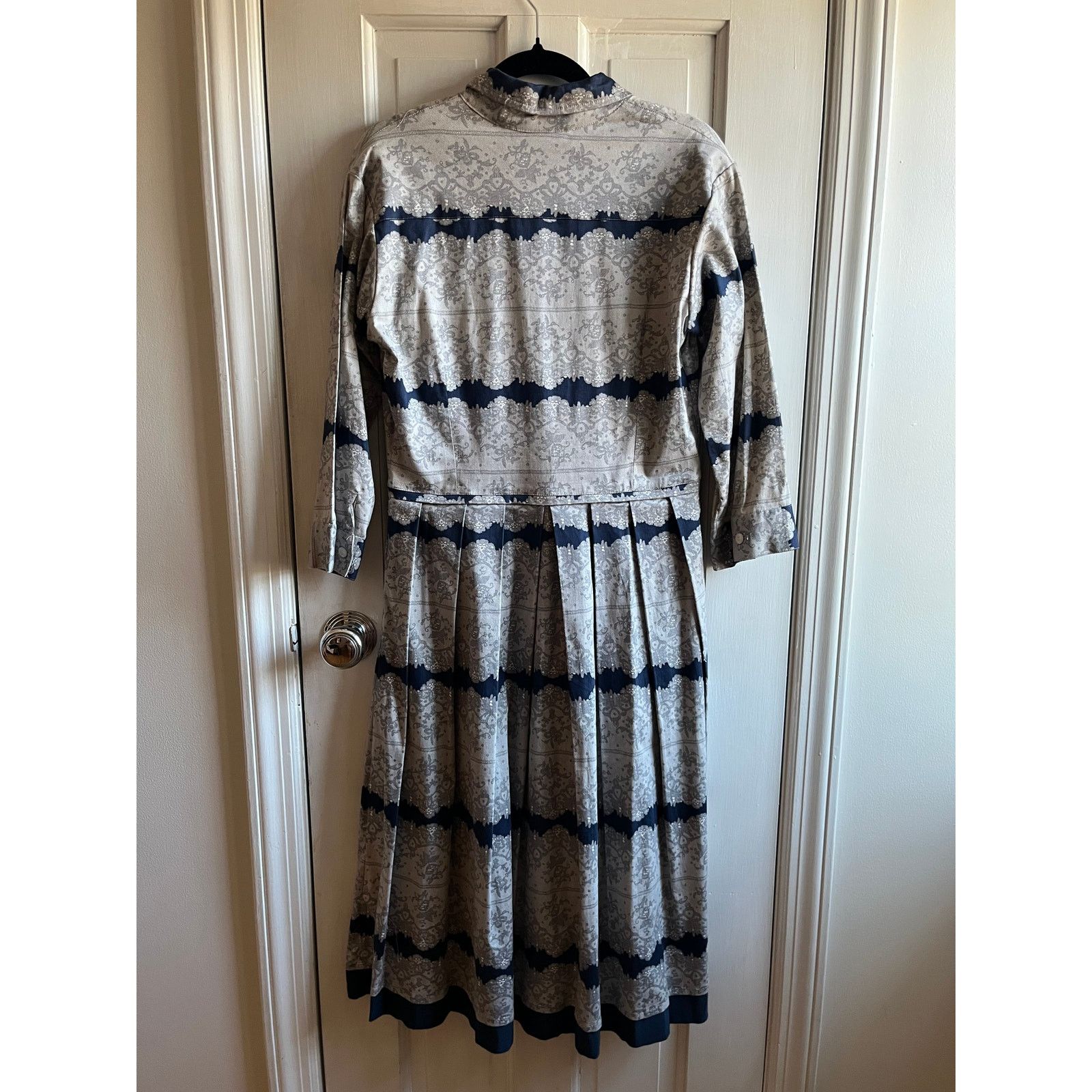 Samantha Sung amantha Sung Audrey Shirt Dress | Lace Batik Print | Sz 4 Size S / US 4 / IT 40 - 3 Thumbnail
