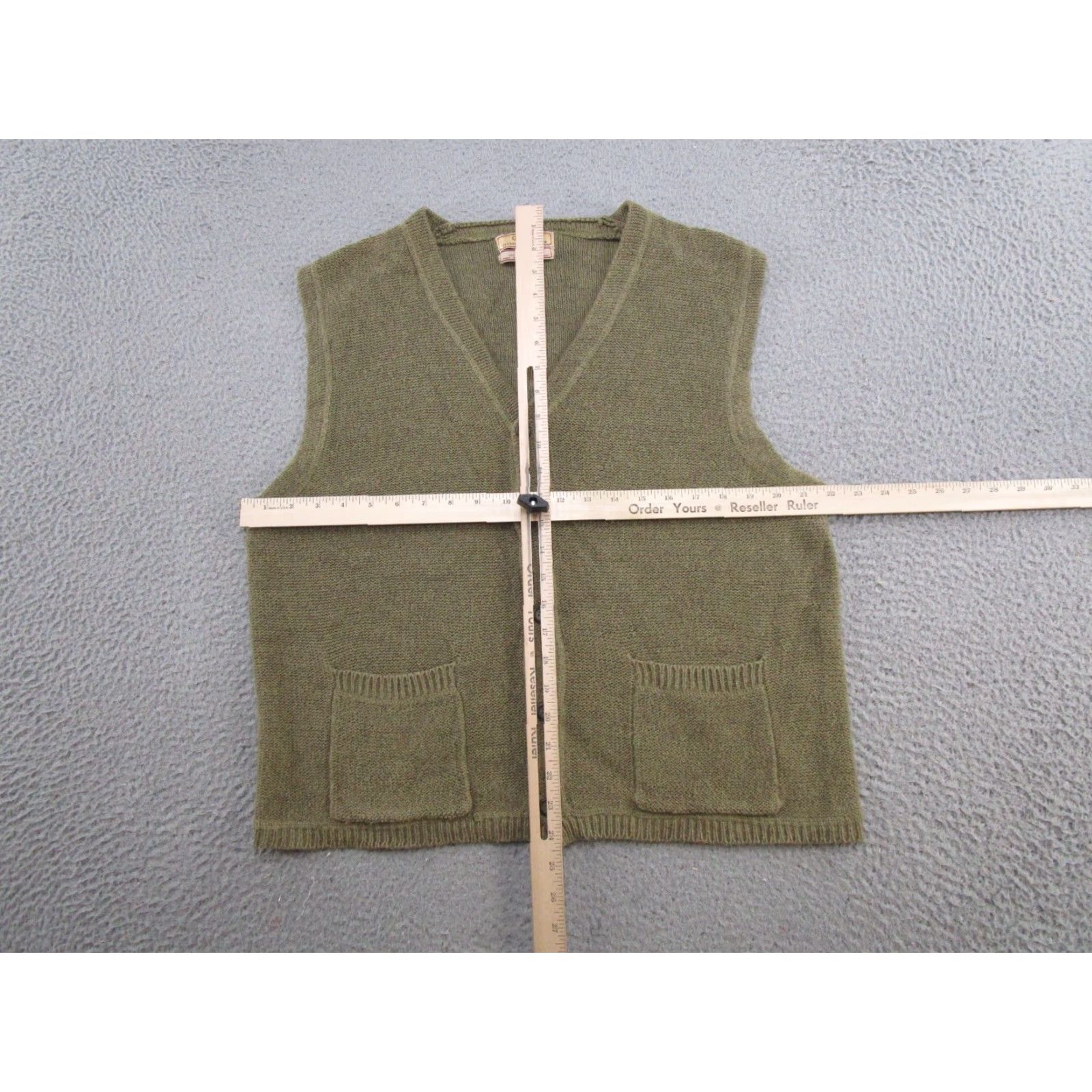 Guess VINTAGE GUESS Sweater Vest Shirt Men SZ L Green Linen Knit Style Preppy Logo 90s Winter Fall Spring Classic Sportswear Button Up Button-Up Size US L / EU 52-54 / 3 - 3 Thumbnail
