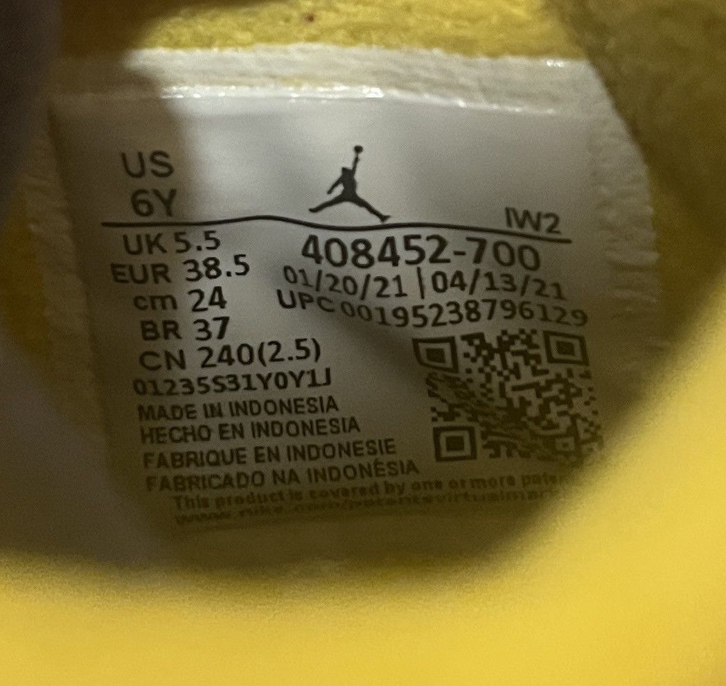 Nike SIZE 6 MEN - Jordan 4 Tour Yellow 2021 Size US 6 / EU 39 - 6 Thumbnail